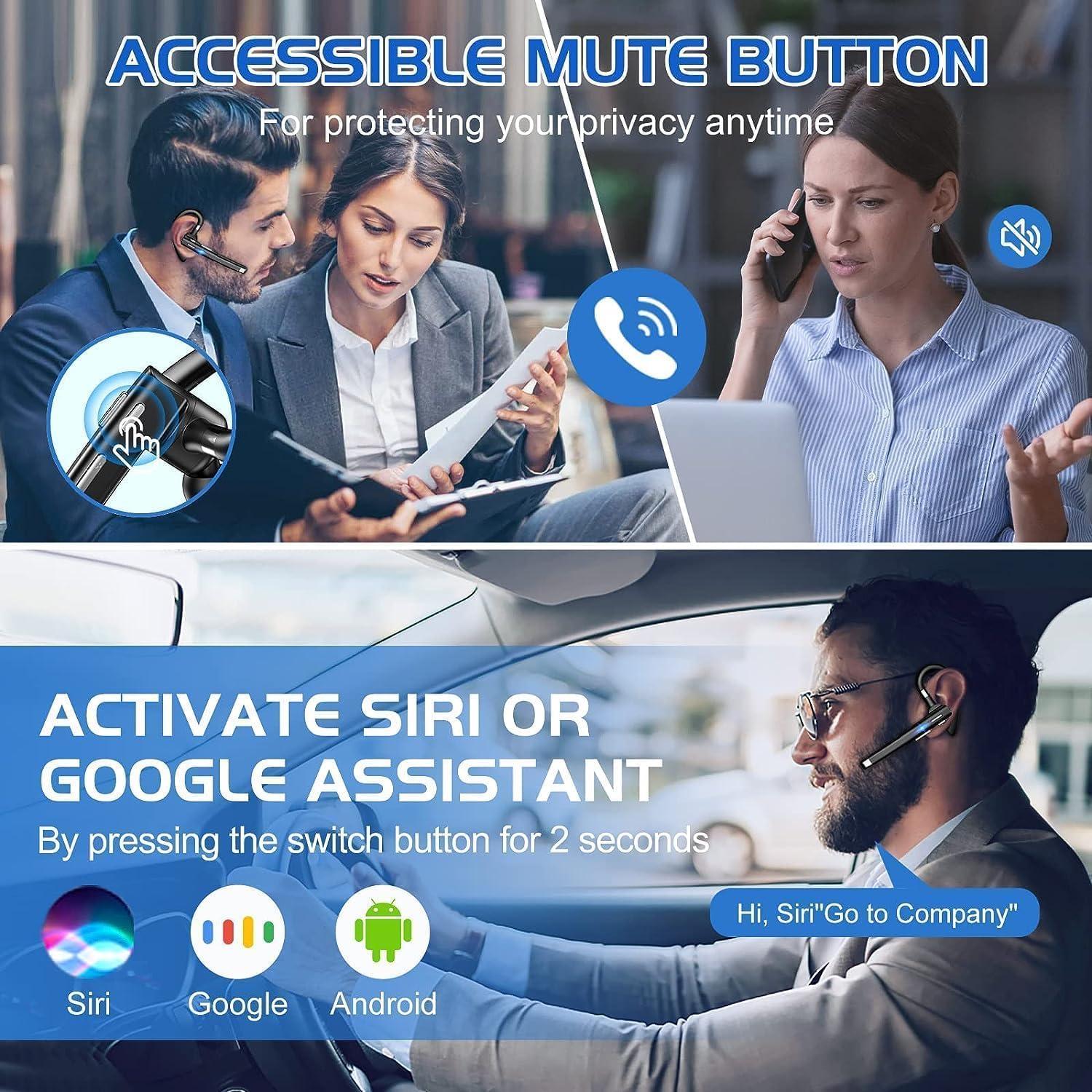 Auricular Bluetooth KESIEME F8 Inalámbrico con Cancelación de Ruido