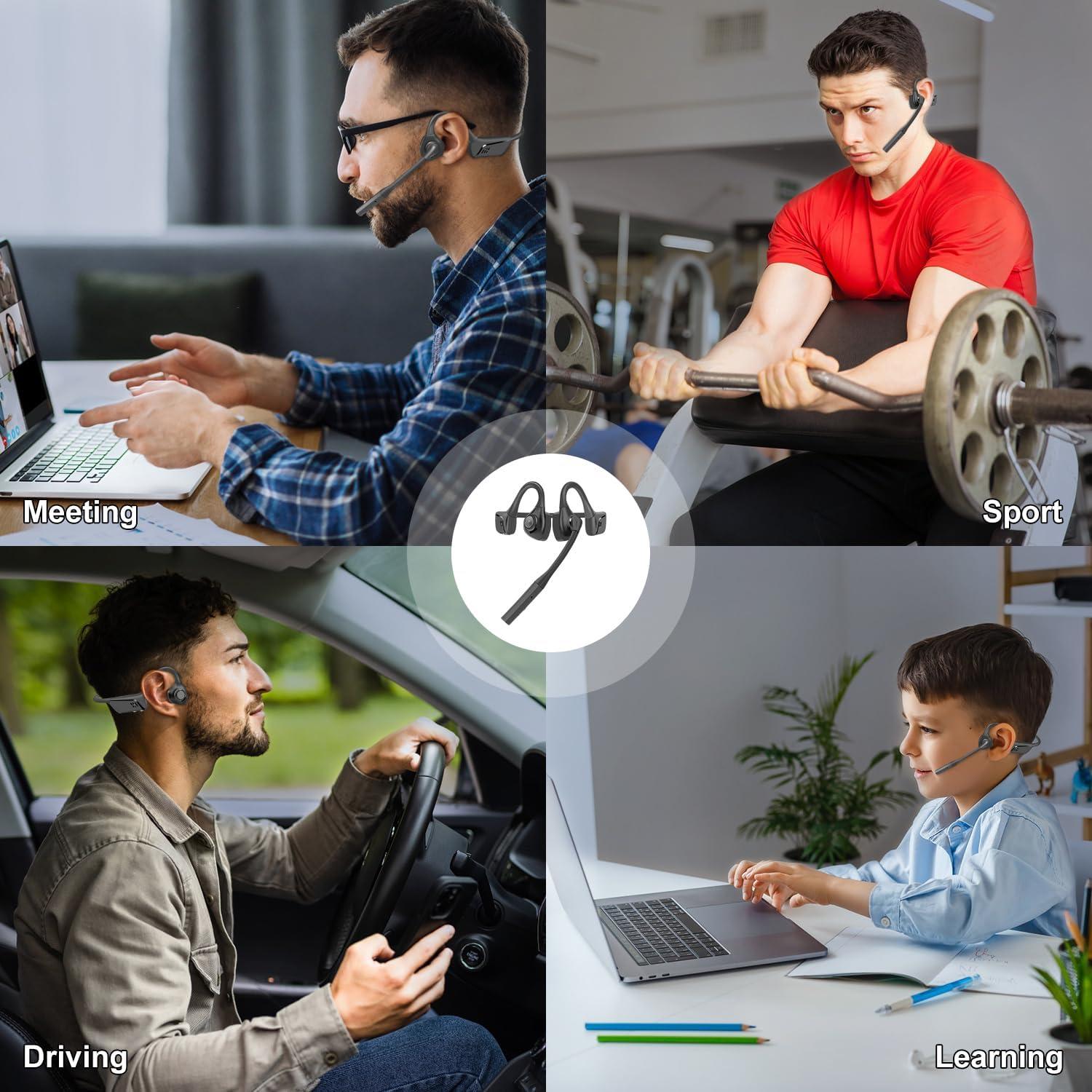 Auriculares Bluetooth Seflorgo G3 con micrófono y cancelación de ruido