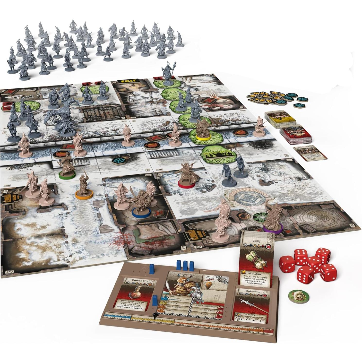 Zombicide Muerte Blanca Juego de Mesa CMON 2-6 Jugadores