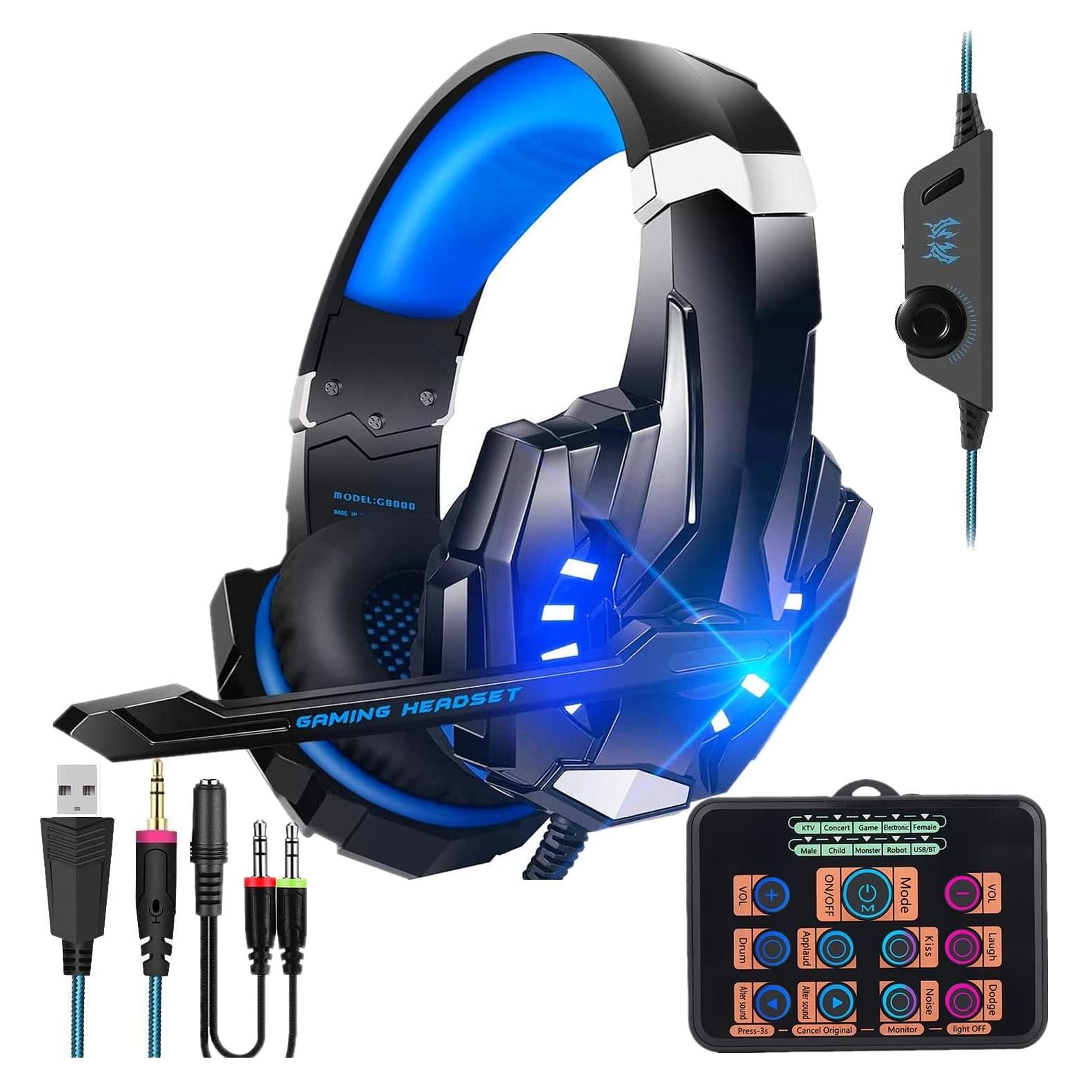 Auriculares para Juegos CofeLife MK0029 con Cambiador de Voz