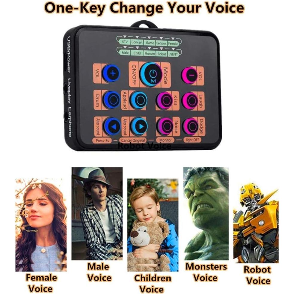 Auriculares para Juegos CofeLife MK0029 con Cambiador de Voz