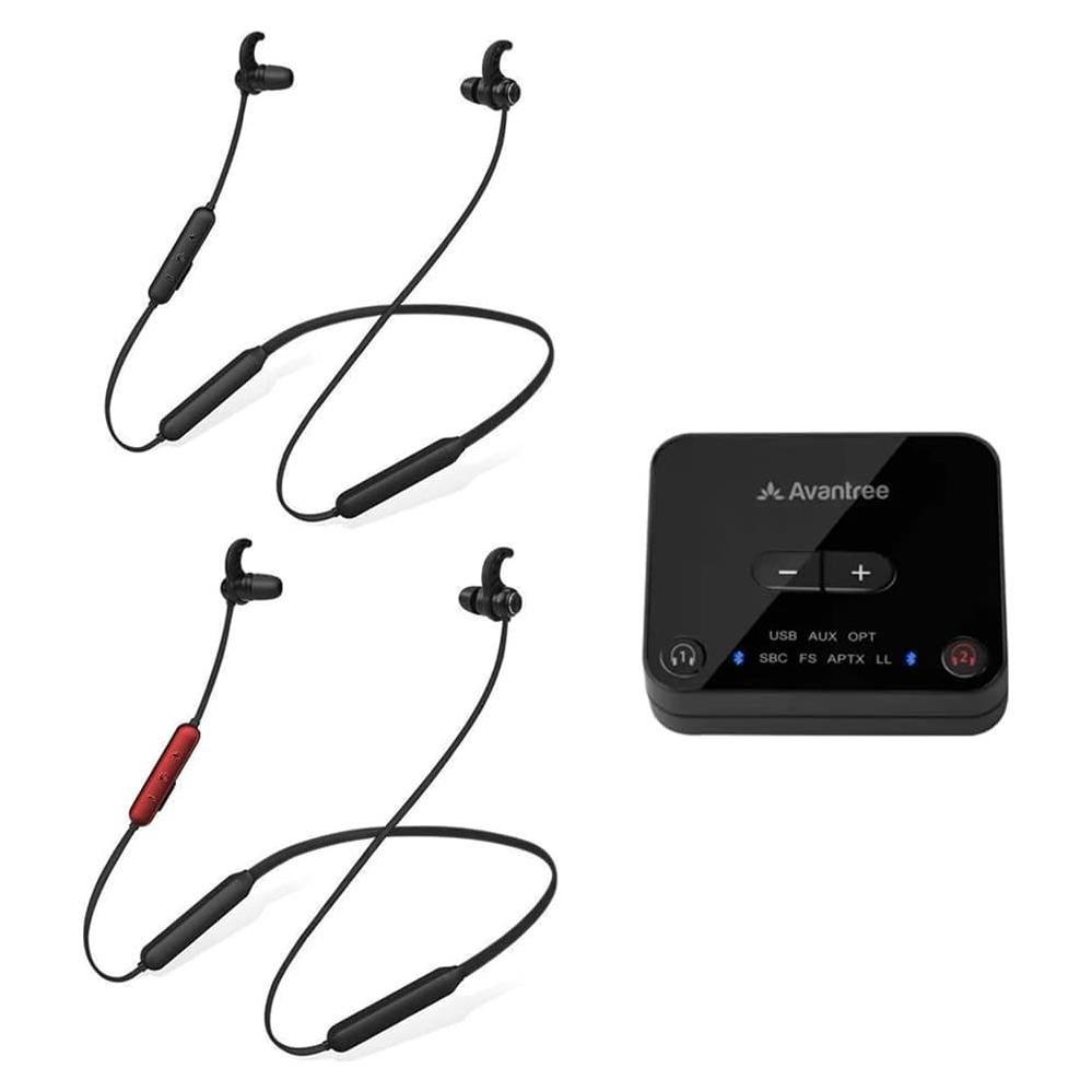 Auriculares Inalámbricos Avantree HT41866 - 20H con Transmisor Bluetooth