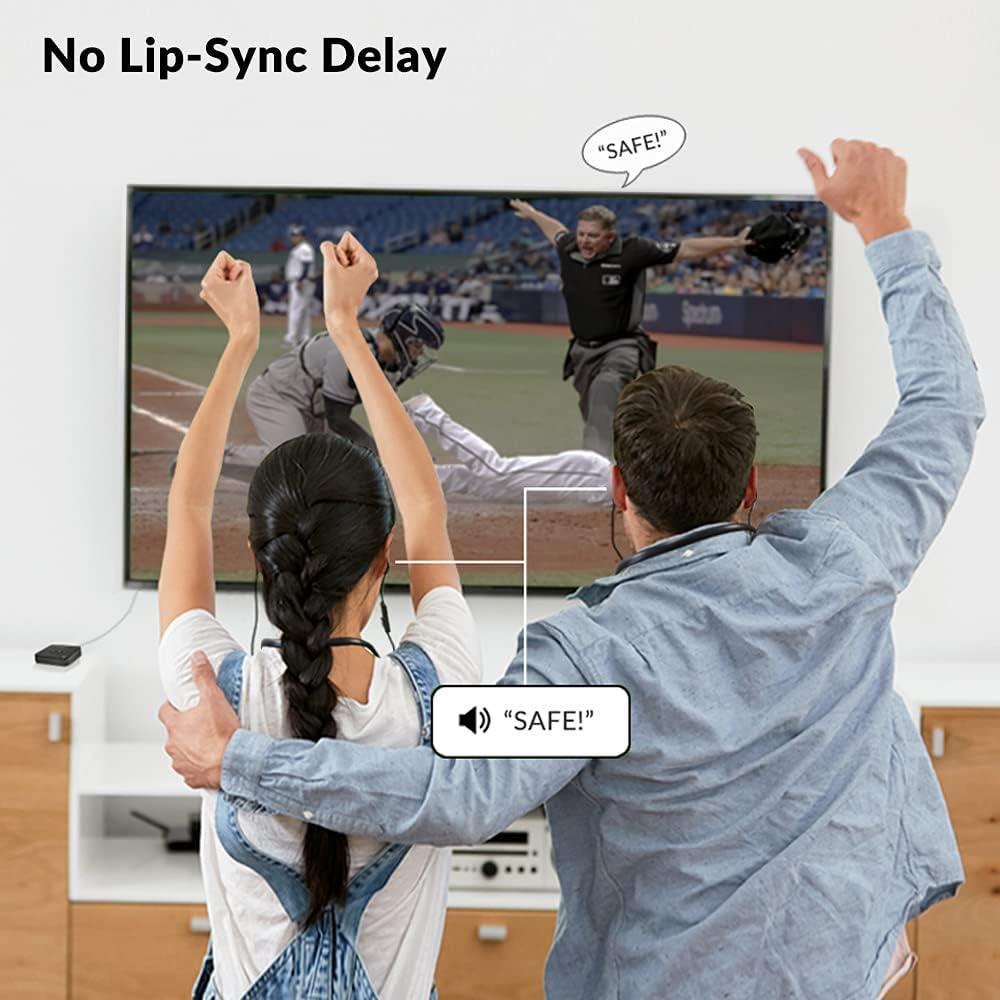 Auriculares Inalámbricos Avantree HT41866 - 20H con Transmisor Bluetooth