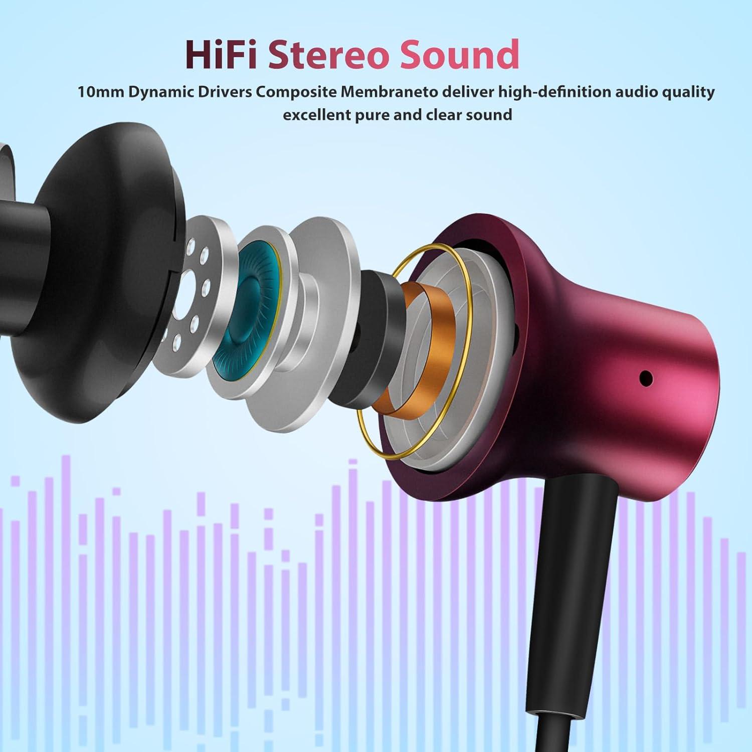 Auriculares In-Ear COOYA con Cable 3.5mm y Micrófono HiFi