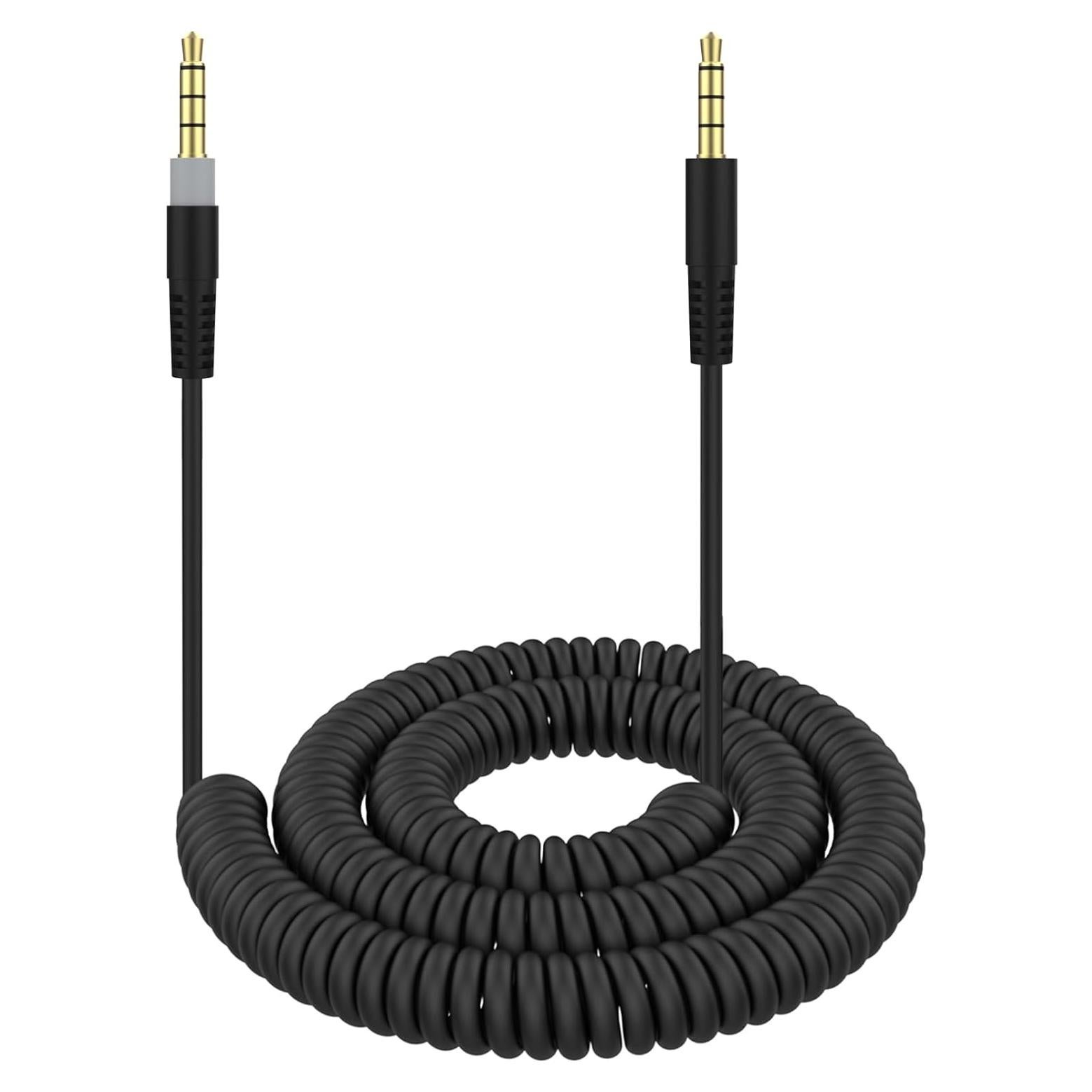 Cable de Audio AUX Enrollado 3.5mm Saipomor para HyperX