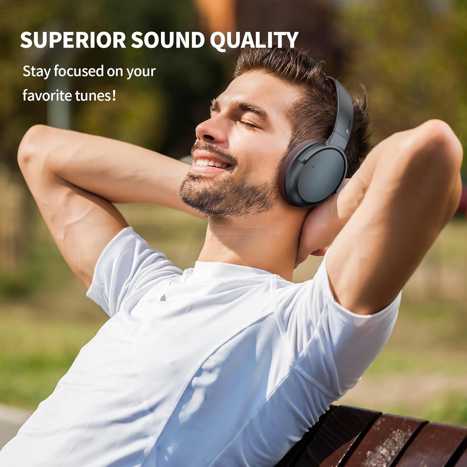 Auriculares Bluetooth KO-STAR NB-1092 ANC HiFi 60H Marrón