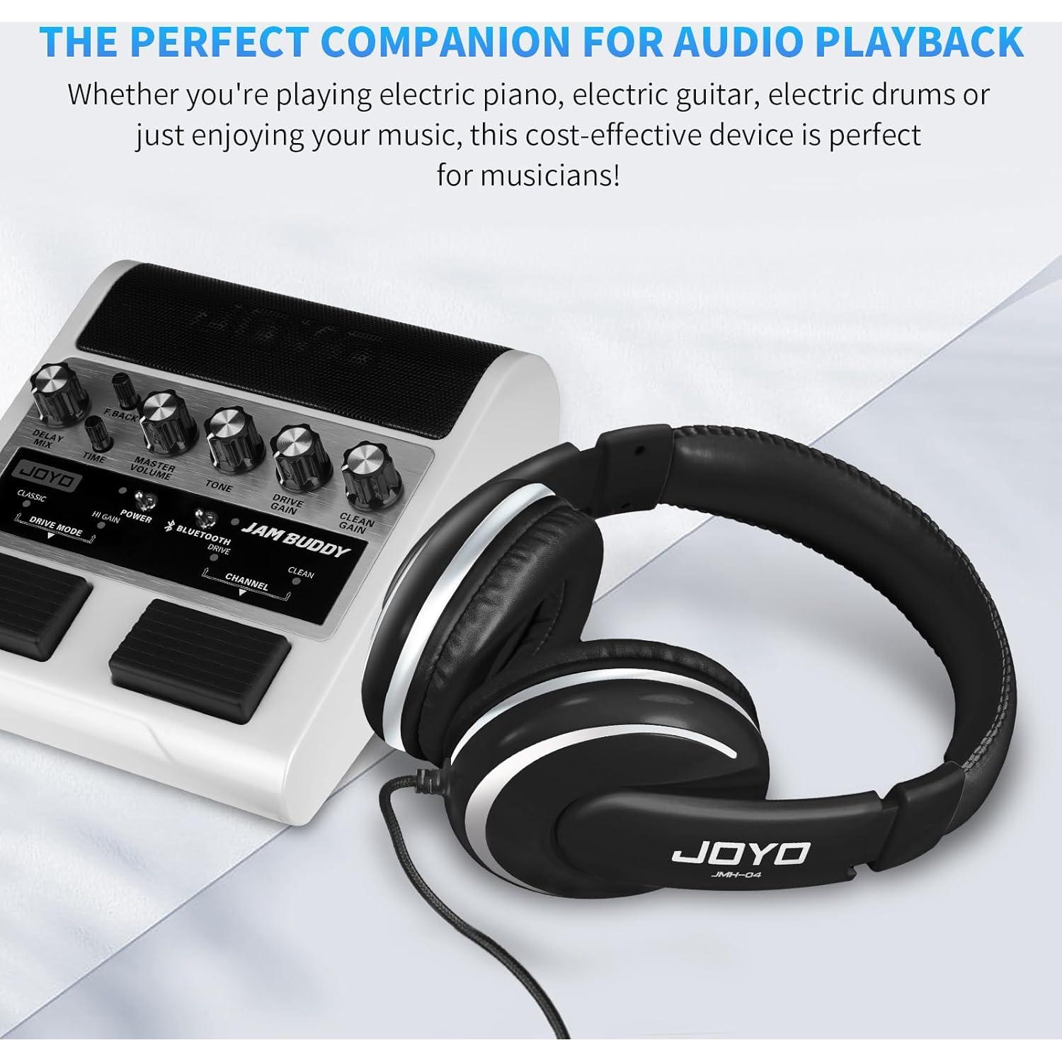 Auriculares de Monitor JOYO JMH-04 Over Ear 40mm con Cable