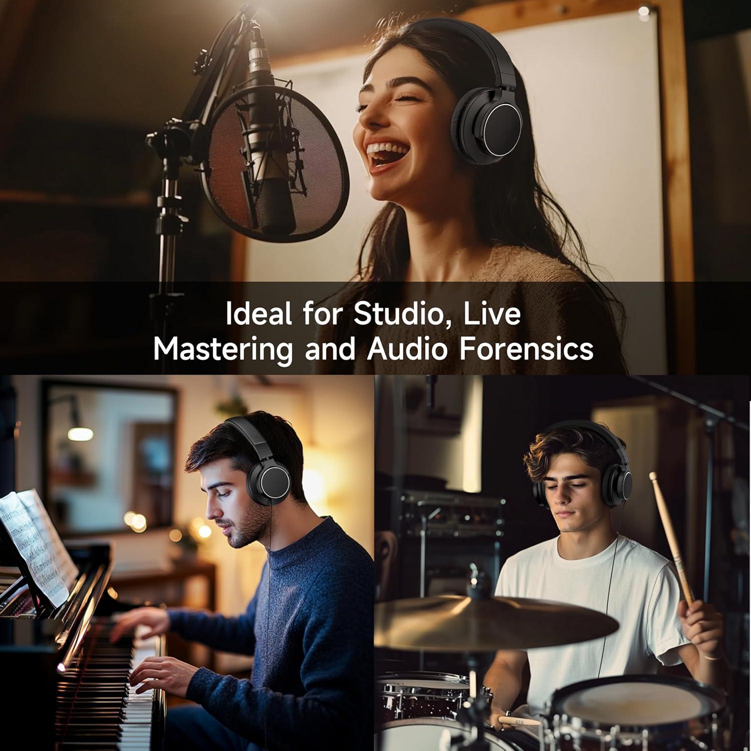 Auriculares Bluetooth Rumoon BT9944 Over Ear 50mm Negro