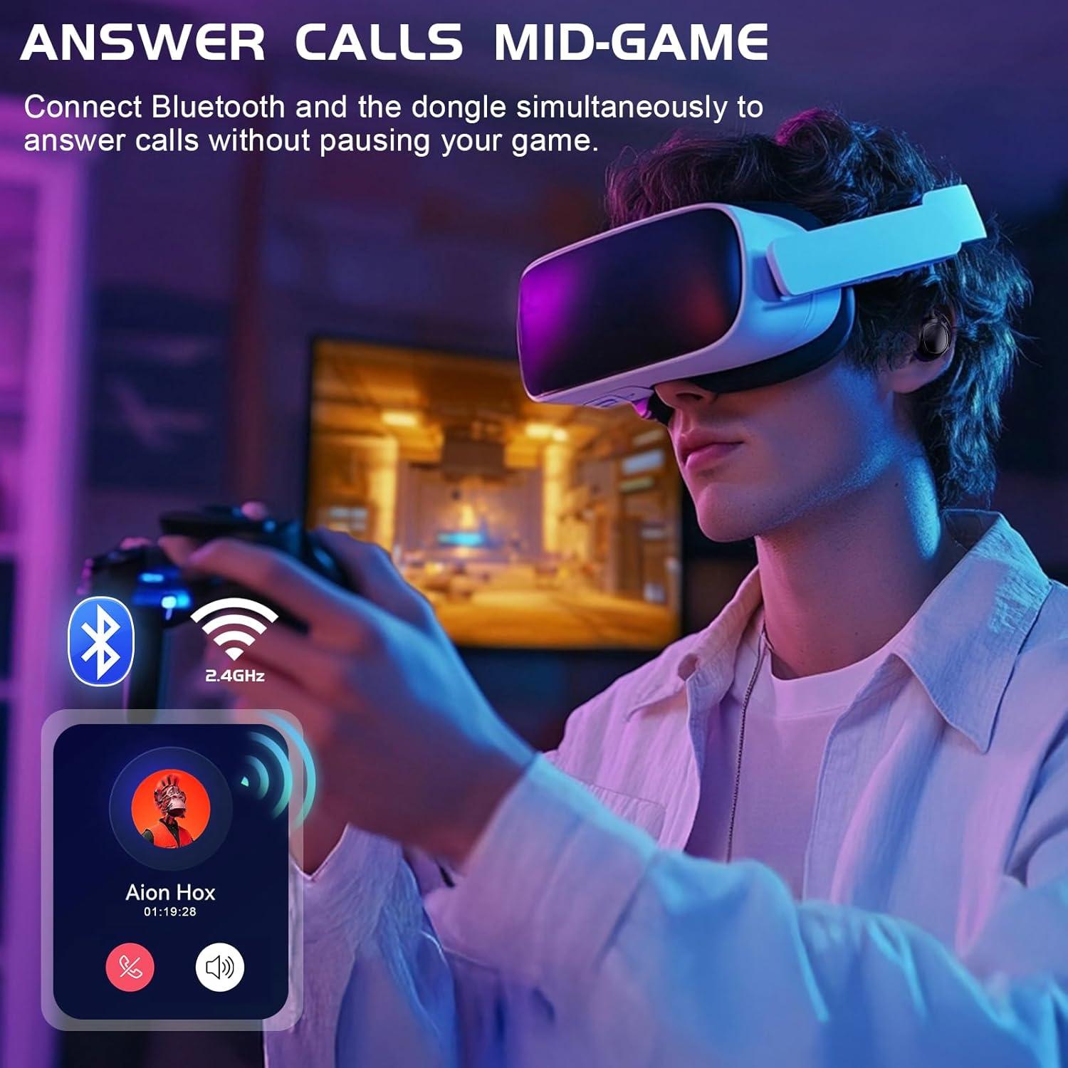 Auriculares Gaming IAMJOY DG-1 Inalámbricos 20ms Latencia 90H