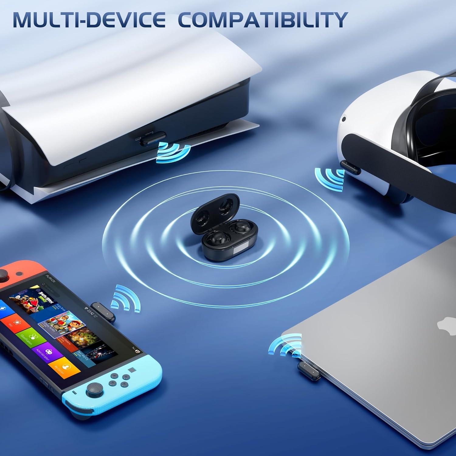 Auriculares Gaming IAMJOY DG-1 Inalámbricos 20ms Latencia 90H