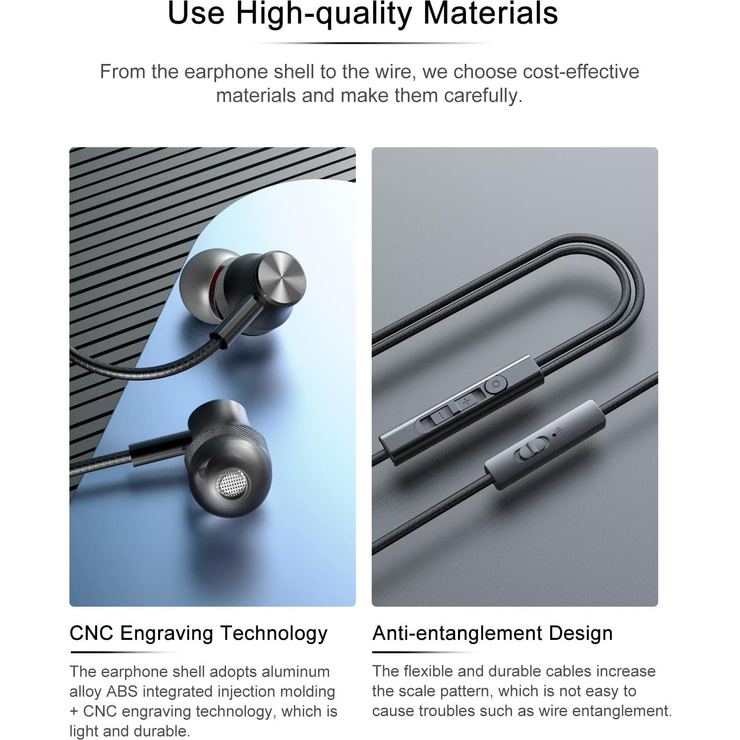 Auriculares USB Tipo C OKCSC con Micrófono y Control de Ruido