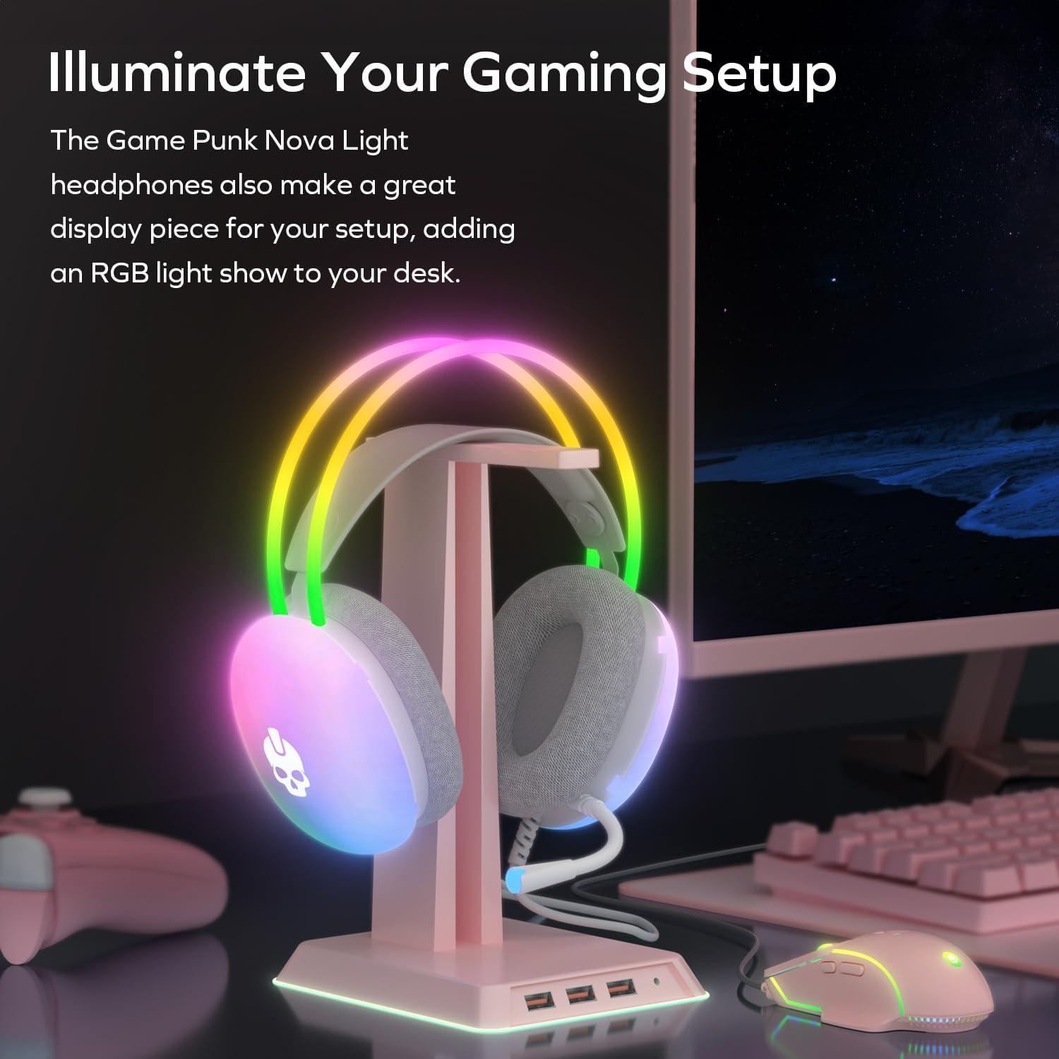 Auriculares Gaming Game Punk Nova Light RGB con Micrófono