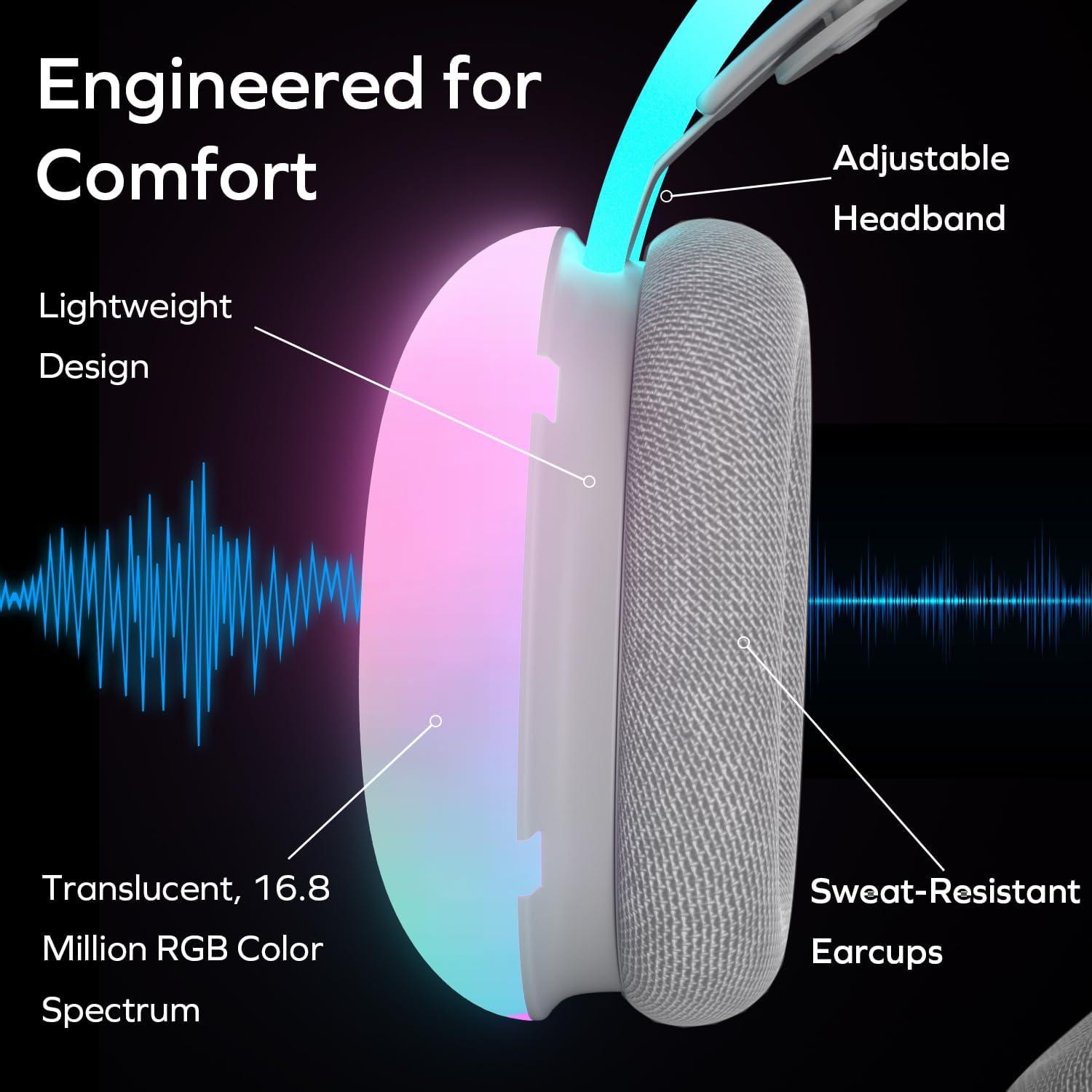 Auriculares Gaming Game Punk Nova Light RGB con Micrófono