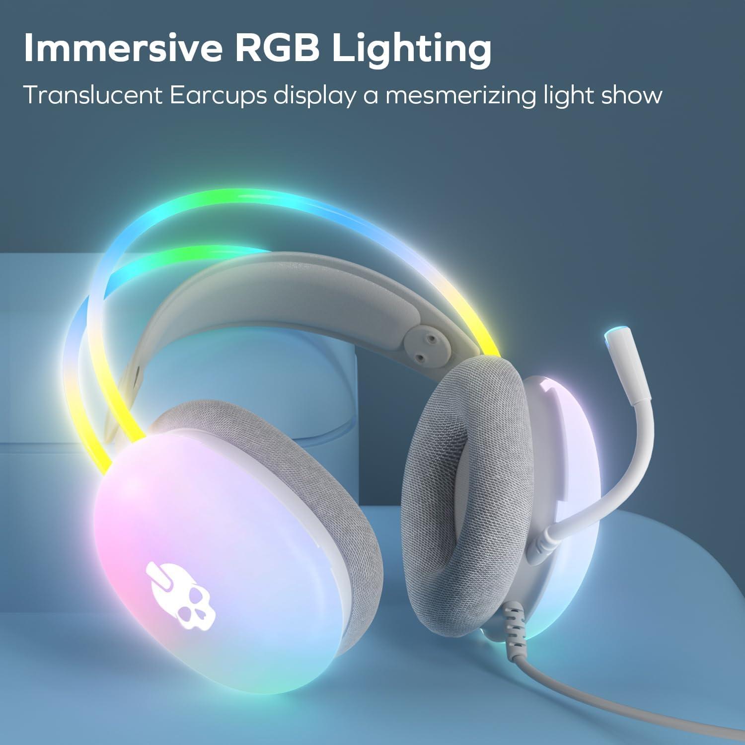 Auriculares Gaming Game Punk Nova Light RGB con Micrófono