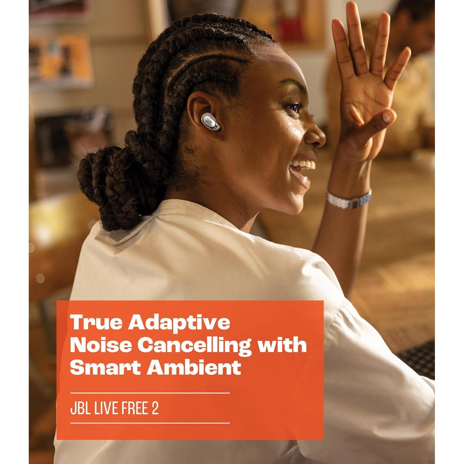 Auriculares Inalámbricos JBL Live Free 2 con Cancelación de Ruido