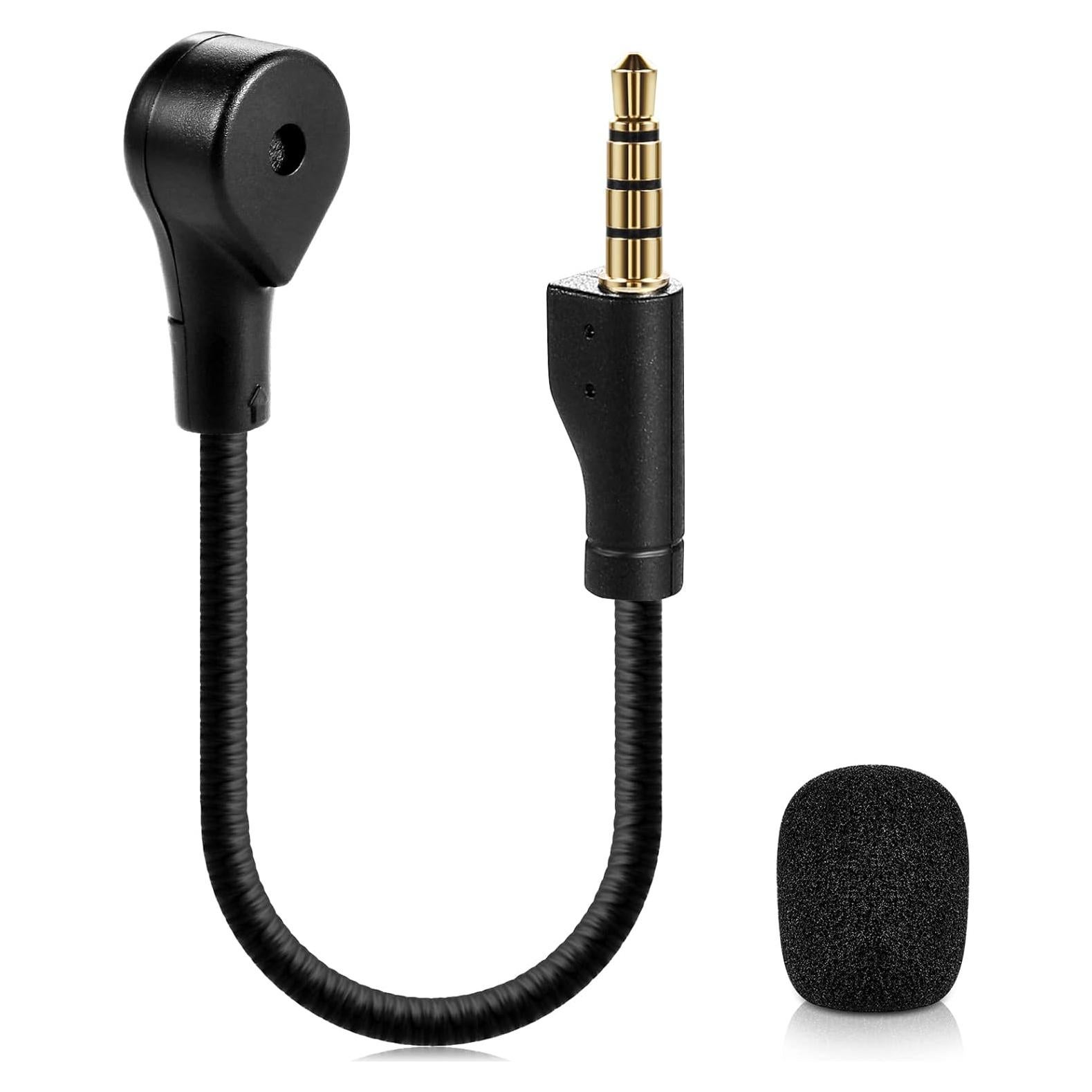 Mic Replacement Compatible with SteelSeries Arctis 1 3.5mm Jack Detachable Microphone Boom Noise Cancelling for Gaming Headsets
