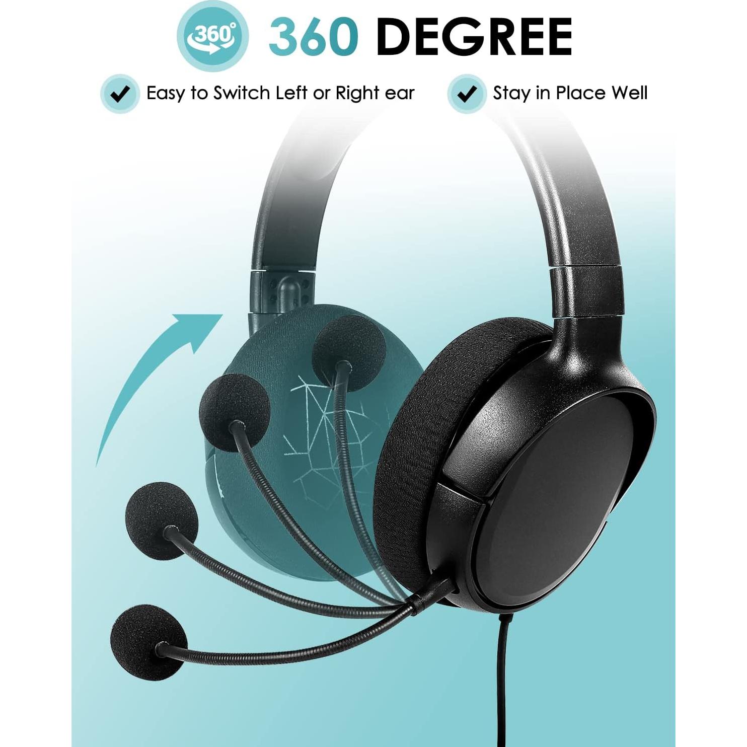 Mic Replacement Compatible with SteelSeries Arctis 1 3.5mm Jack Detachable Microphone Boom Noise Cancelling for Gaming Headsets