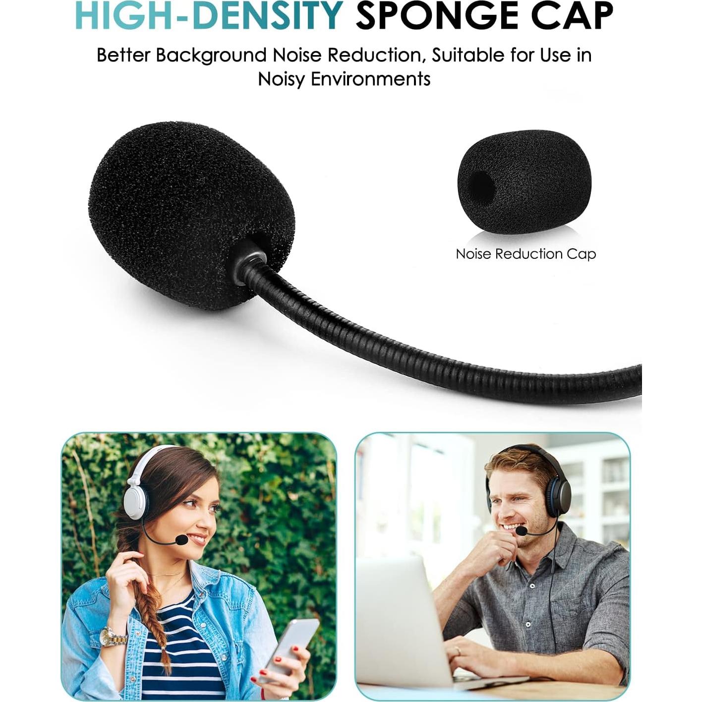 Mic Replacement Compatible with SteelSeries Arctis 1 3.5mm Jack Detachable Microphone Boom Noise Cancelling for Gaming Headsets