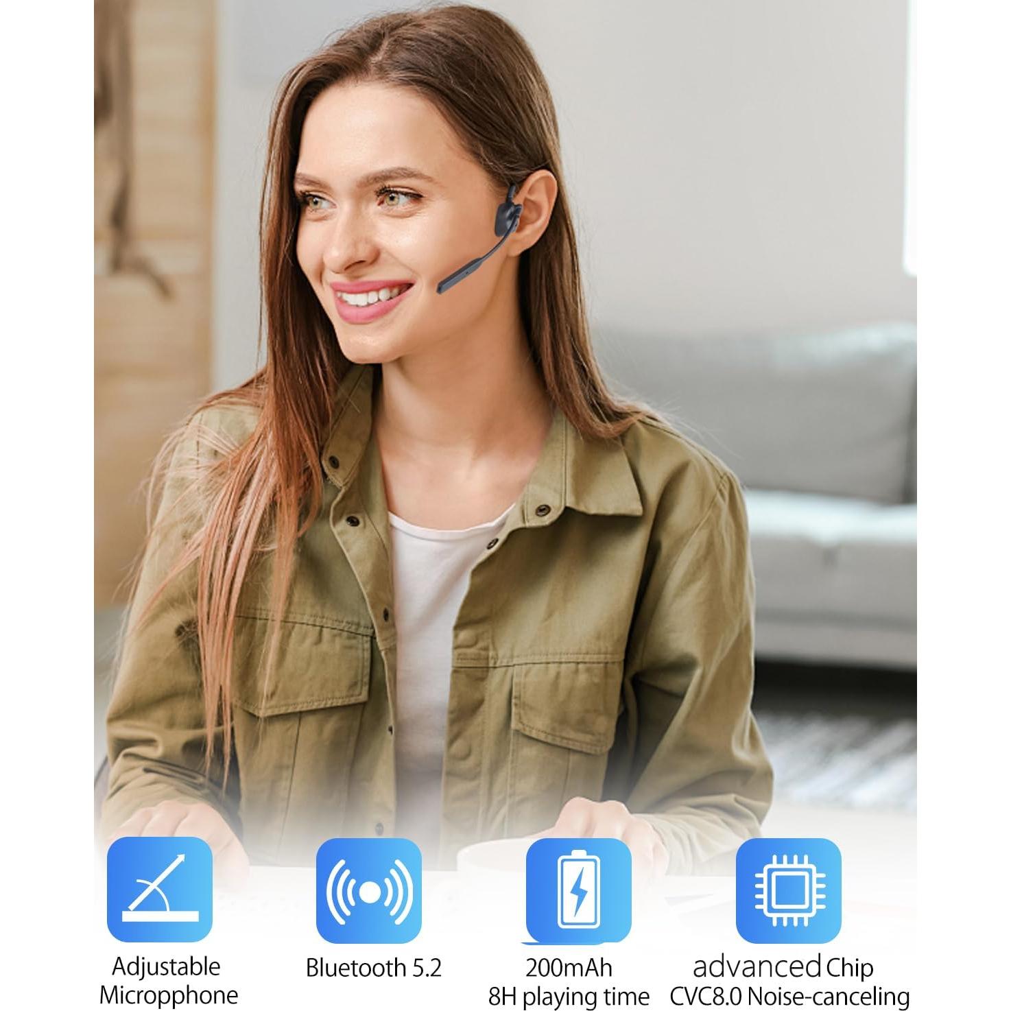 Auriculares Bluetooth YouthWhisper Lite con Micrófono CVC8.0