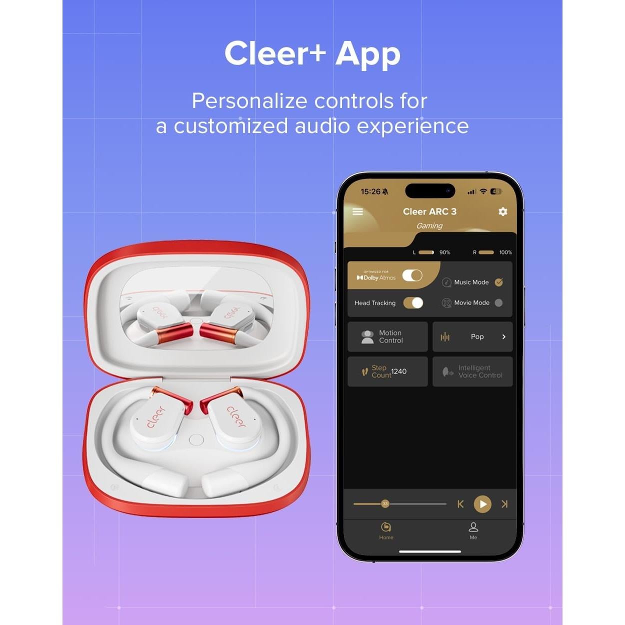 Auriculares Gaming Cleer ARC 3 Inalámbricos Bluetooth 5.4