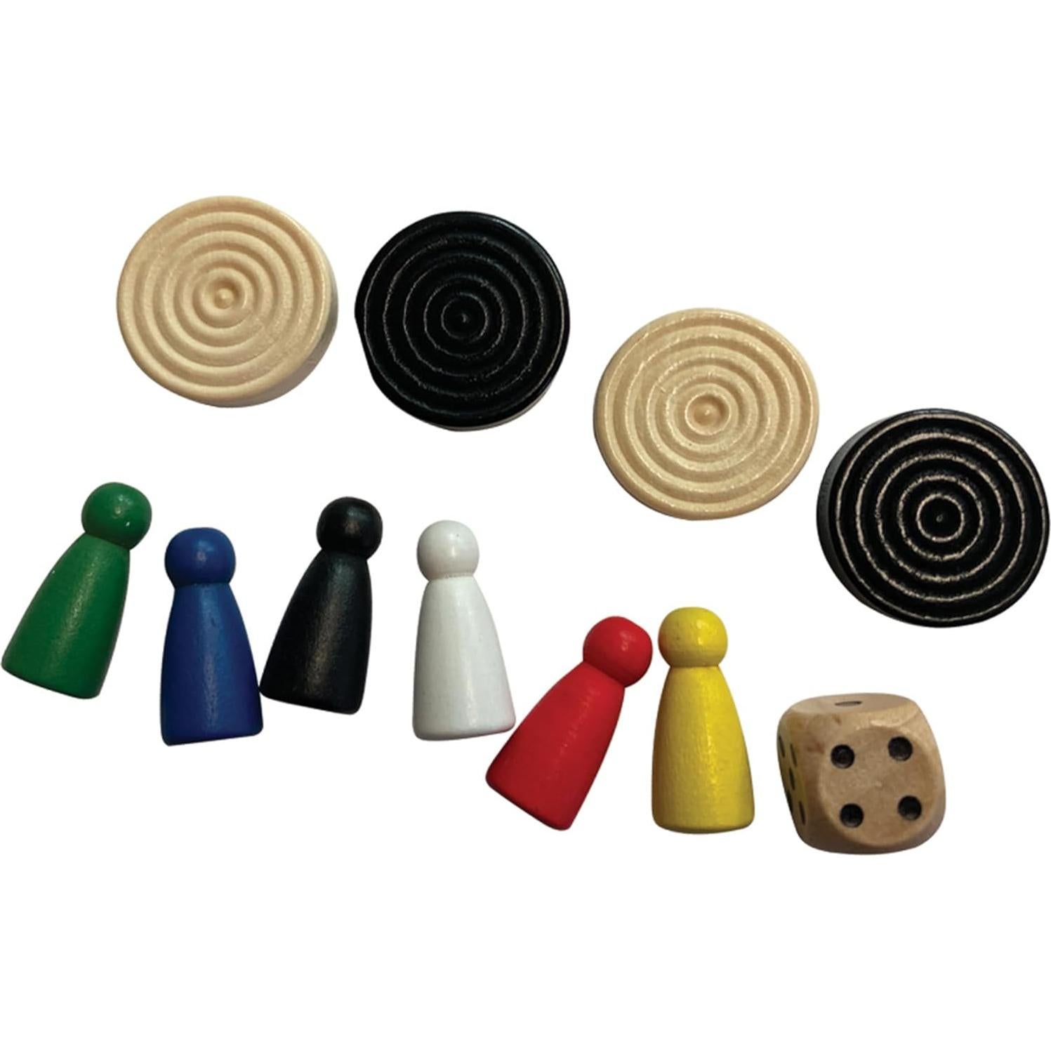 Juego de Damas y Serpientes y Escaleras Town Mills