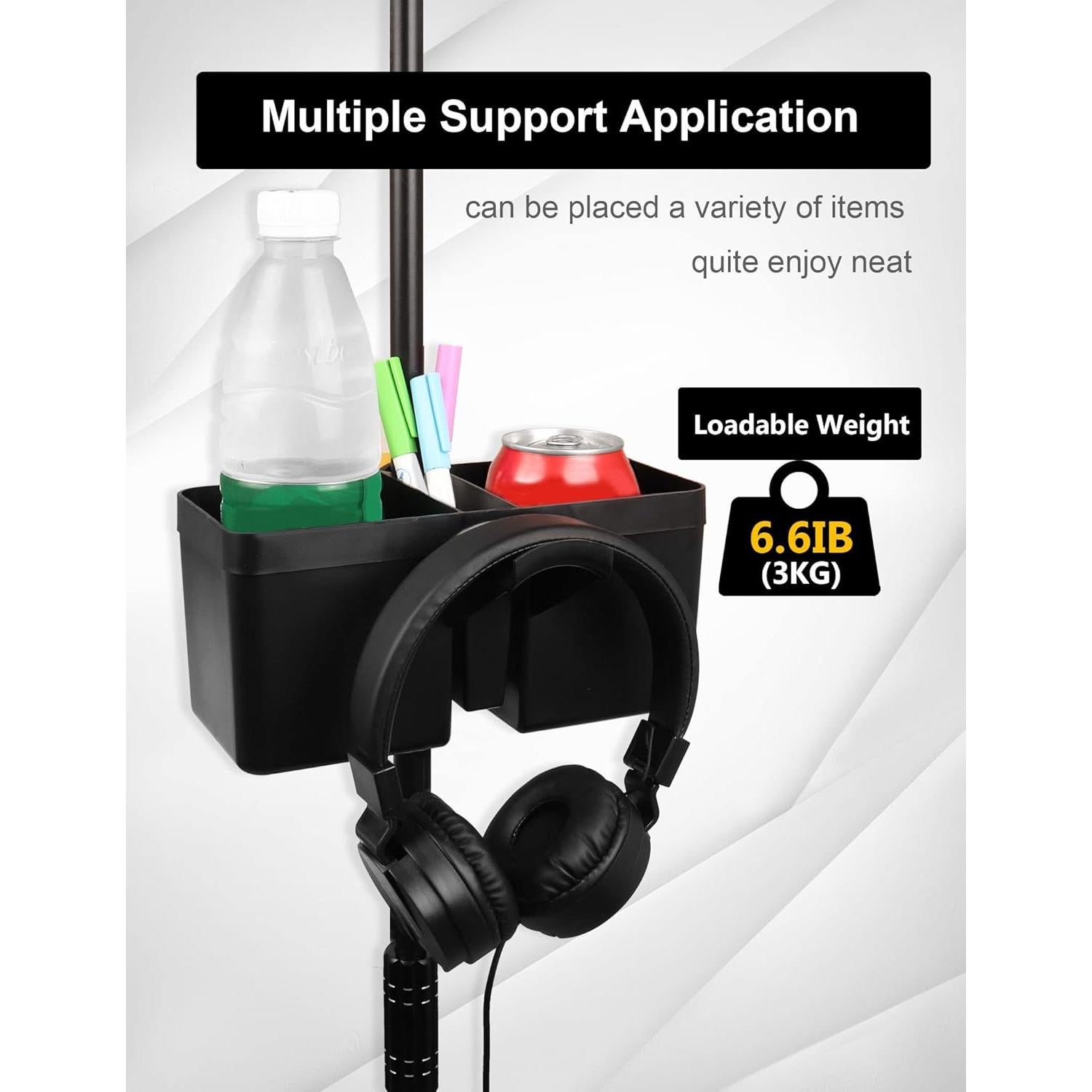 Soporte Doble para Taza y Auriculares Mr.Power - Universal