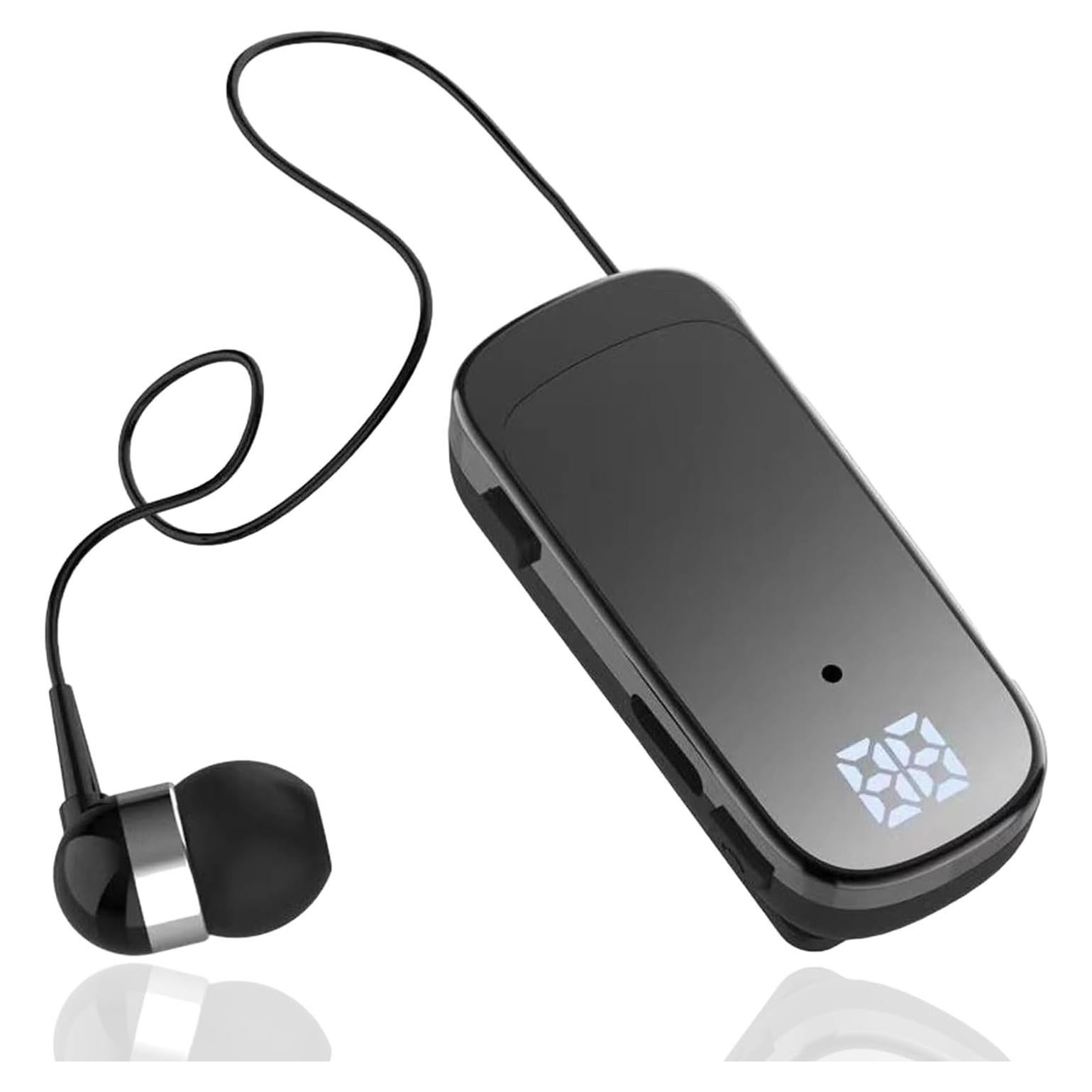 Auriculares Inalámbricos Retráctiles Yoidesu V5.2 Bluetooth Negro