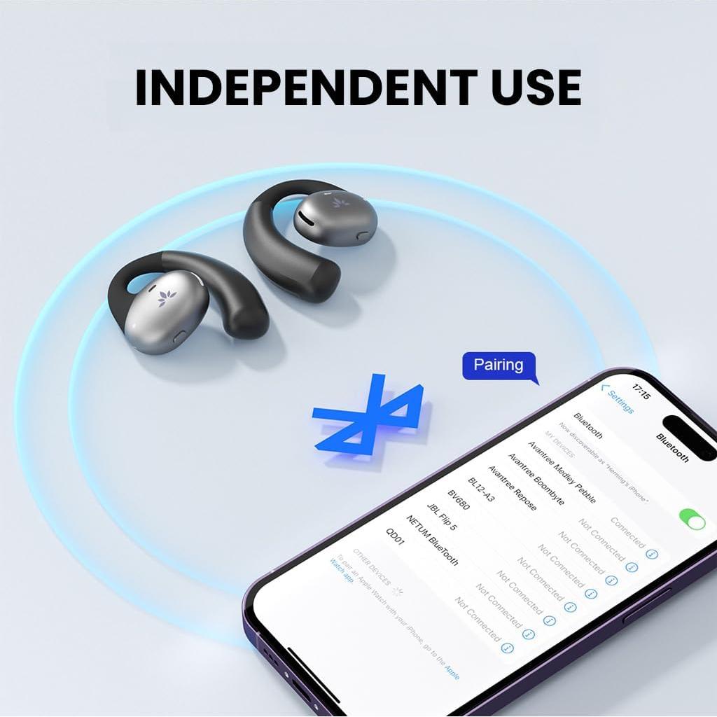 Auriculares Inalámbricos Avantree Medley Pebble Bluetooth 5.3