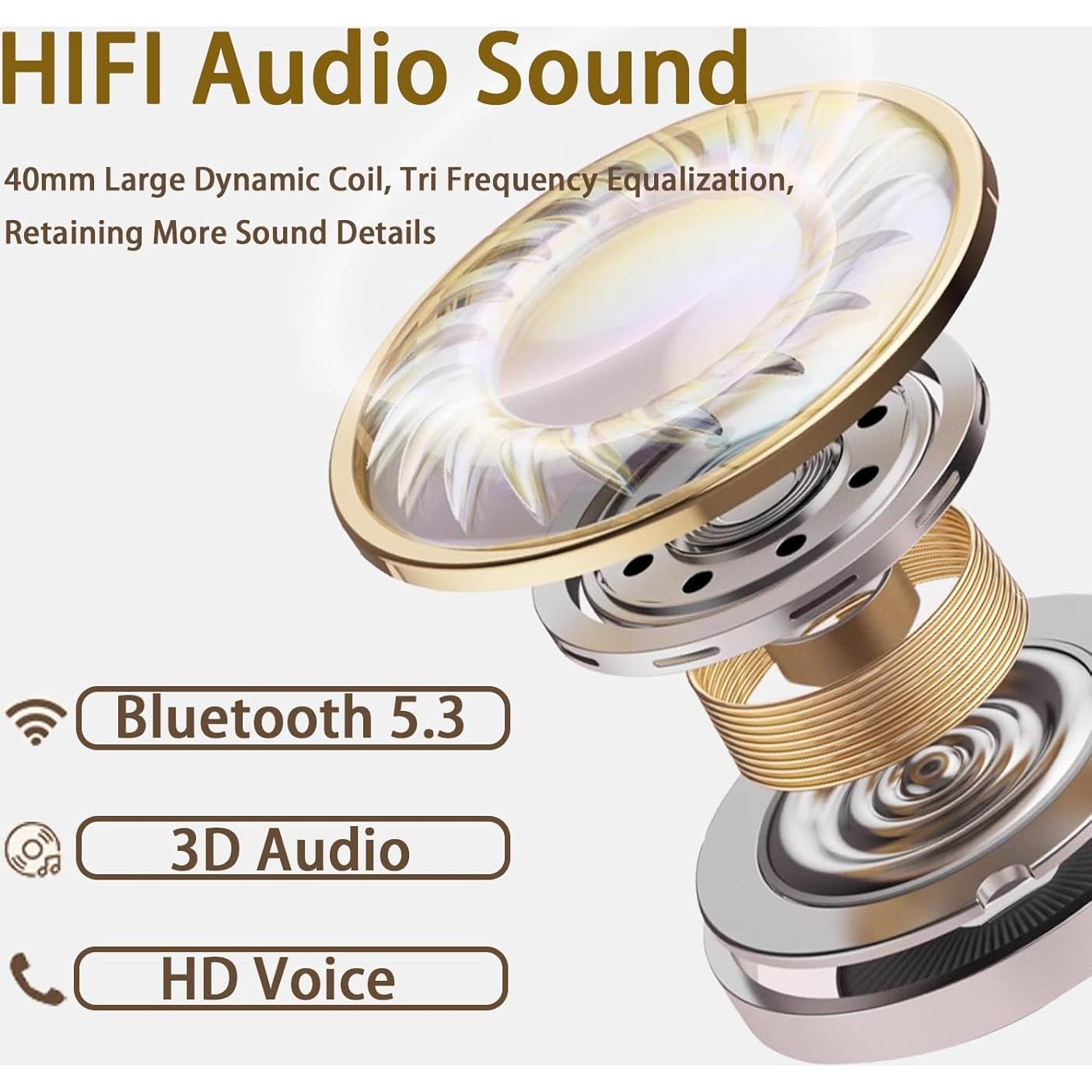 Auriculares Bluetooth Plegables LFGKeng P2963 con Luces LED