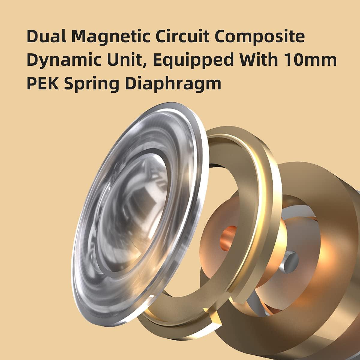 Auriculares In Ear KZ ZAX 7BA+1DD HiFi Aislamiento Sonido Plata