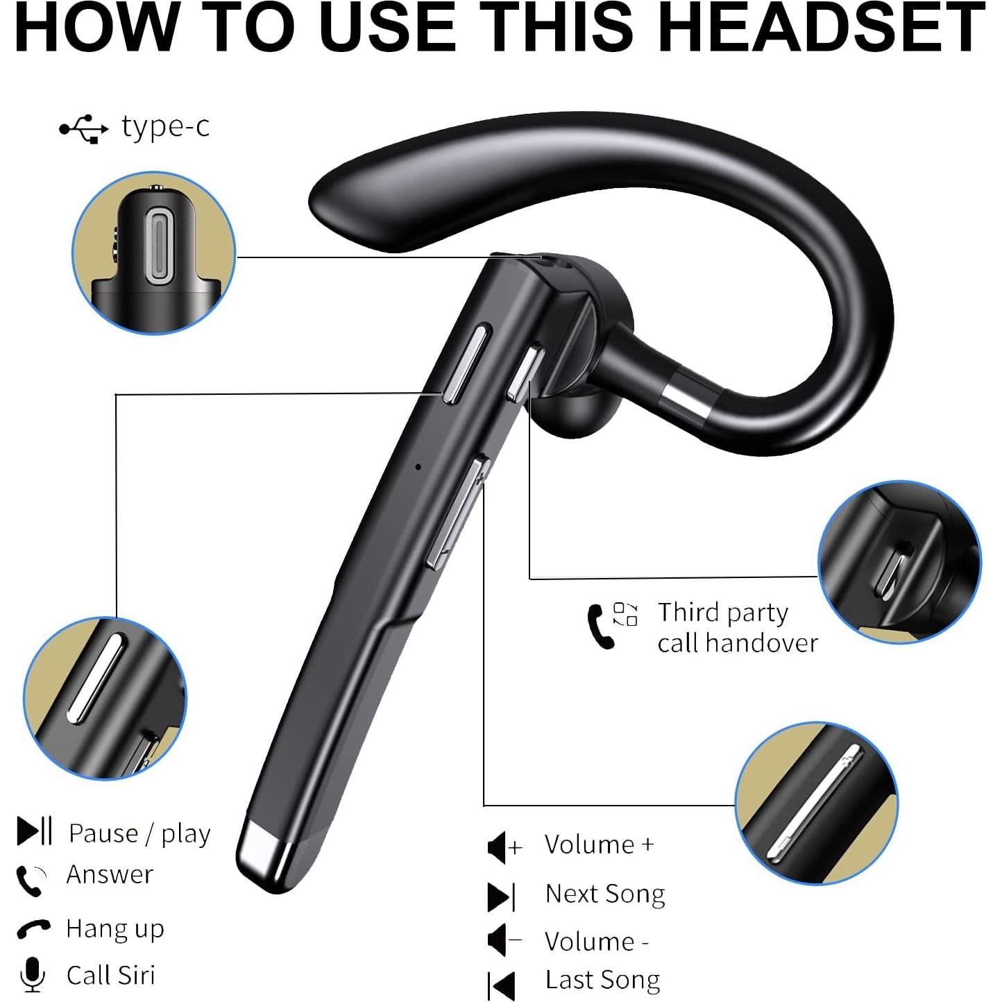 Auricular Bluetooth Inalámbrico KingAnDa Xmenha-FLY, IPX7, 10h