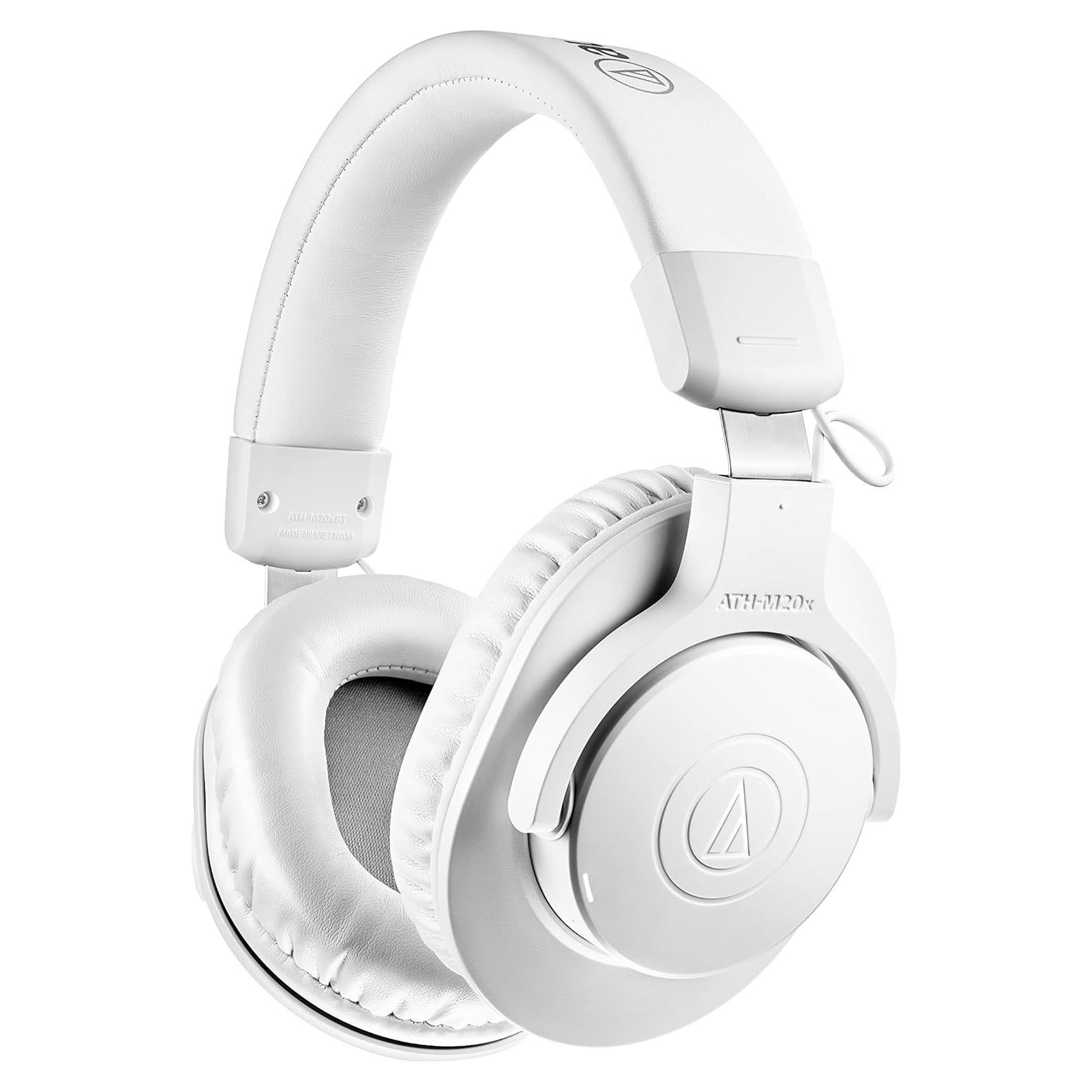 Auriculares Inalámbricos Over-Ear Audio-Technica ATH-M20xBT Blanco