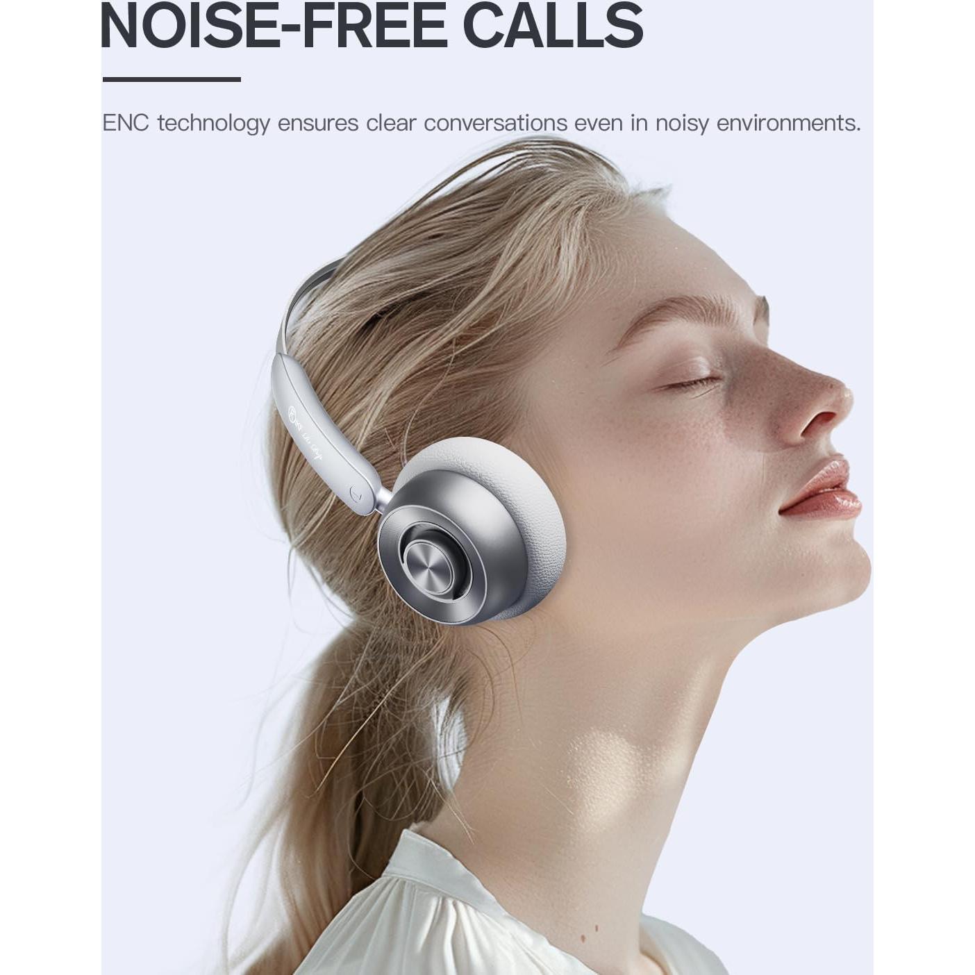 Auriculares Inalámbricos iKF R1 Pop Bluetooth Plata 75H Batería