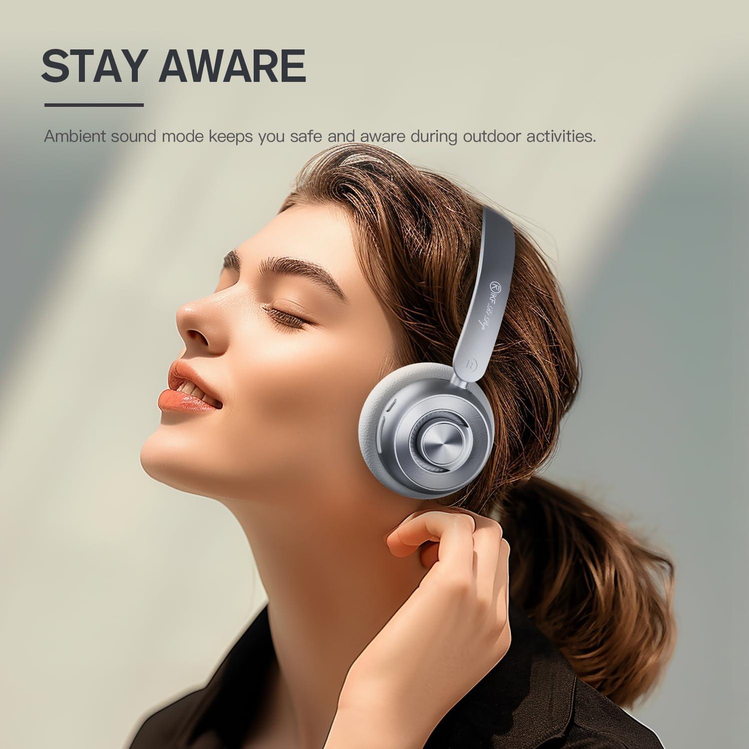 Auriculares Inalámbricos iKF R1 Pop Bluetooth Plata 75H Batería