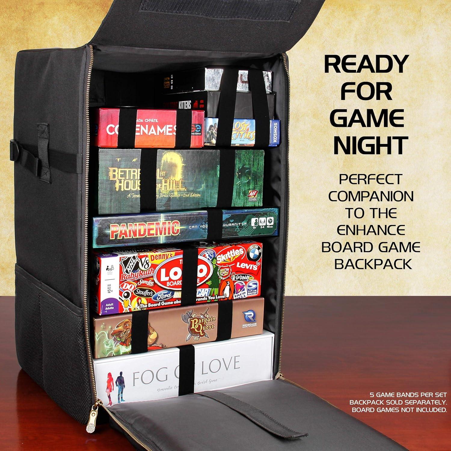 Bandas Elásticas ENHANCE para Juegos de Mesa - 5 Piezas