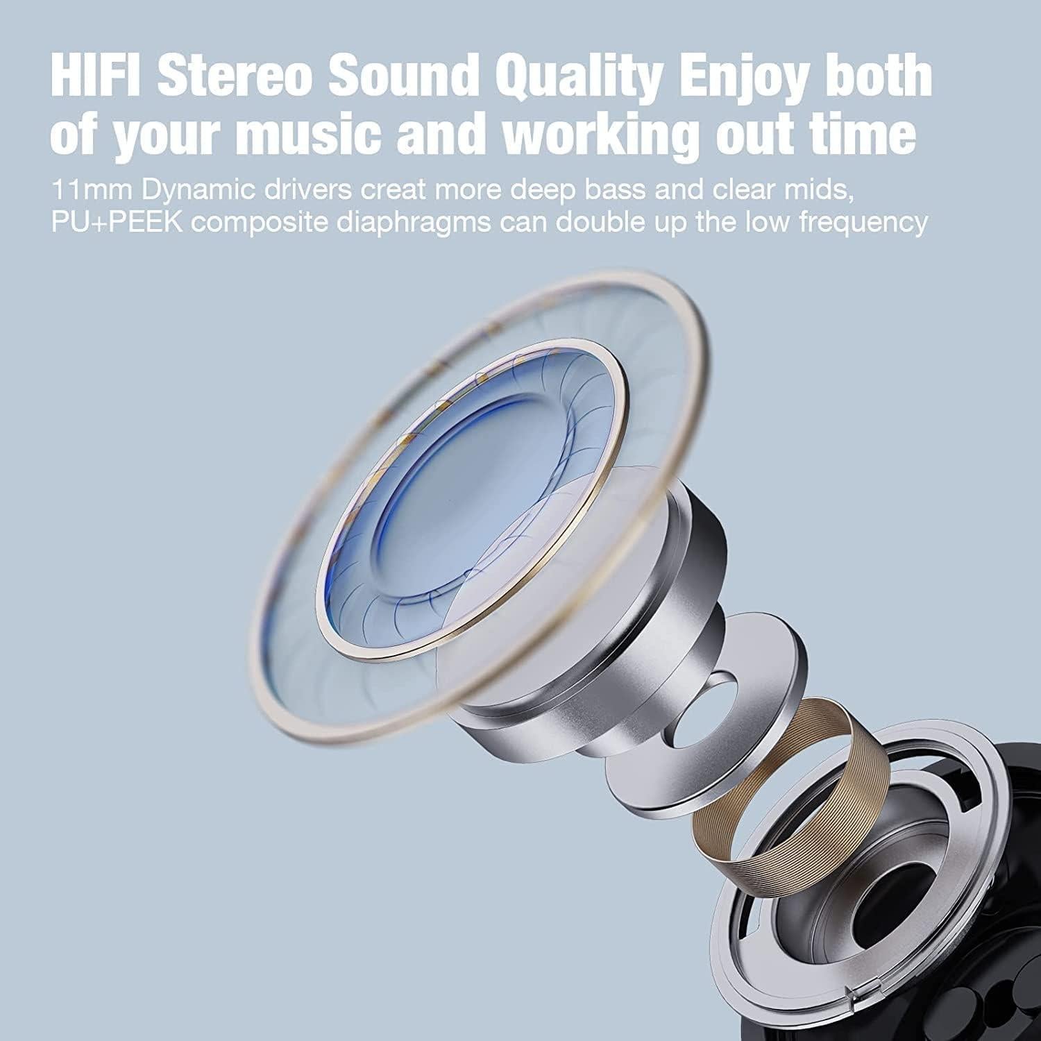 Auriculares Inalámbricos Boean U18 Bluetooth 5.3 IPX7 Verde