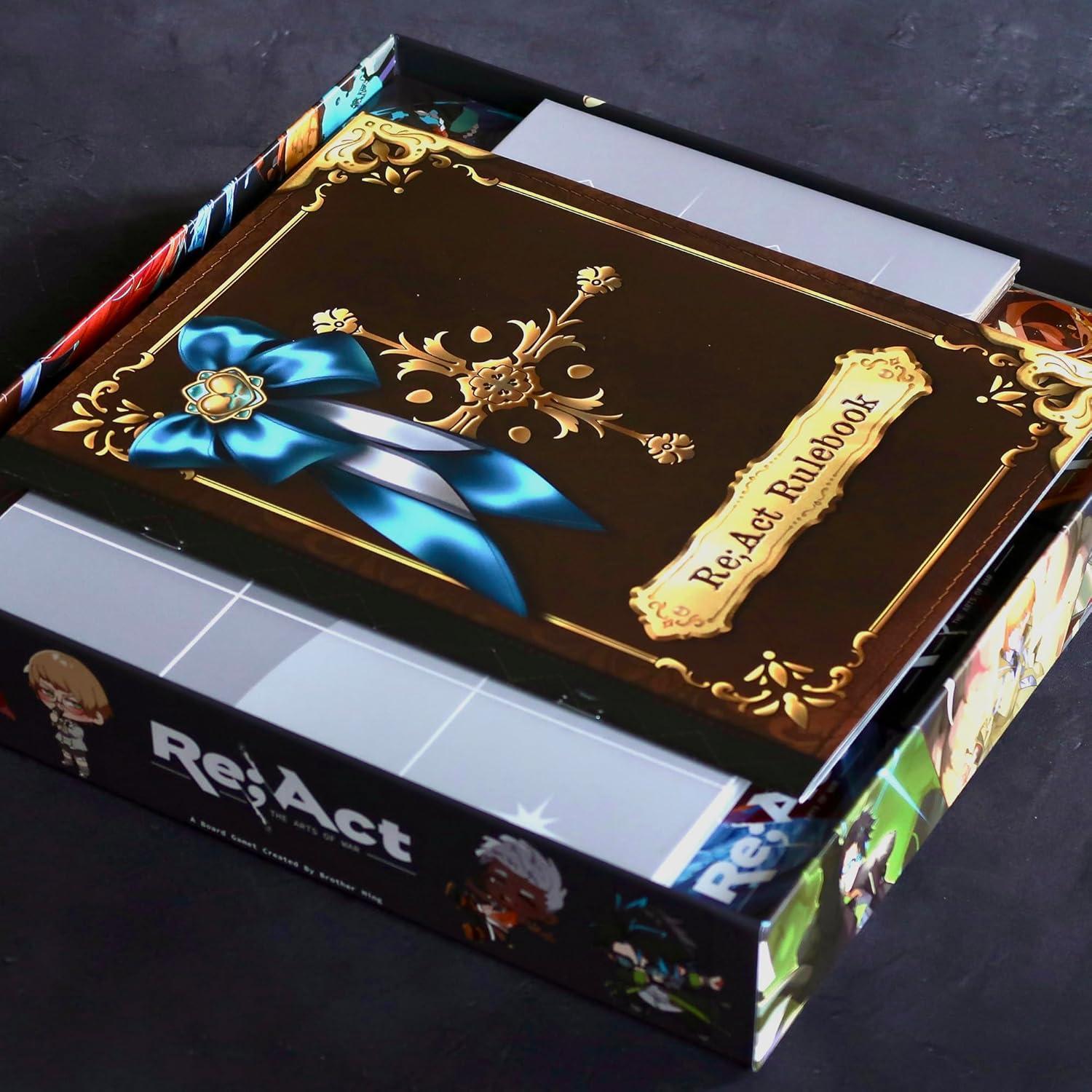 Re;ACT Juego de Mesa de Estrategia Anime 1 vs 1 - Edición Deluxe
