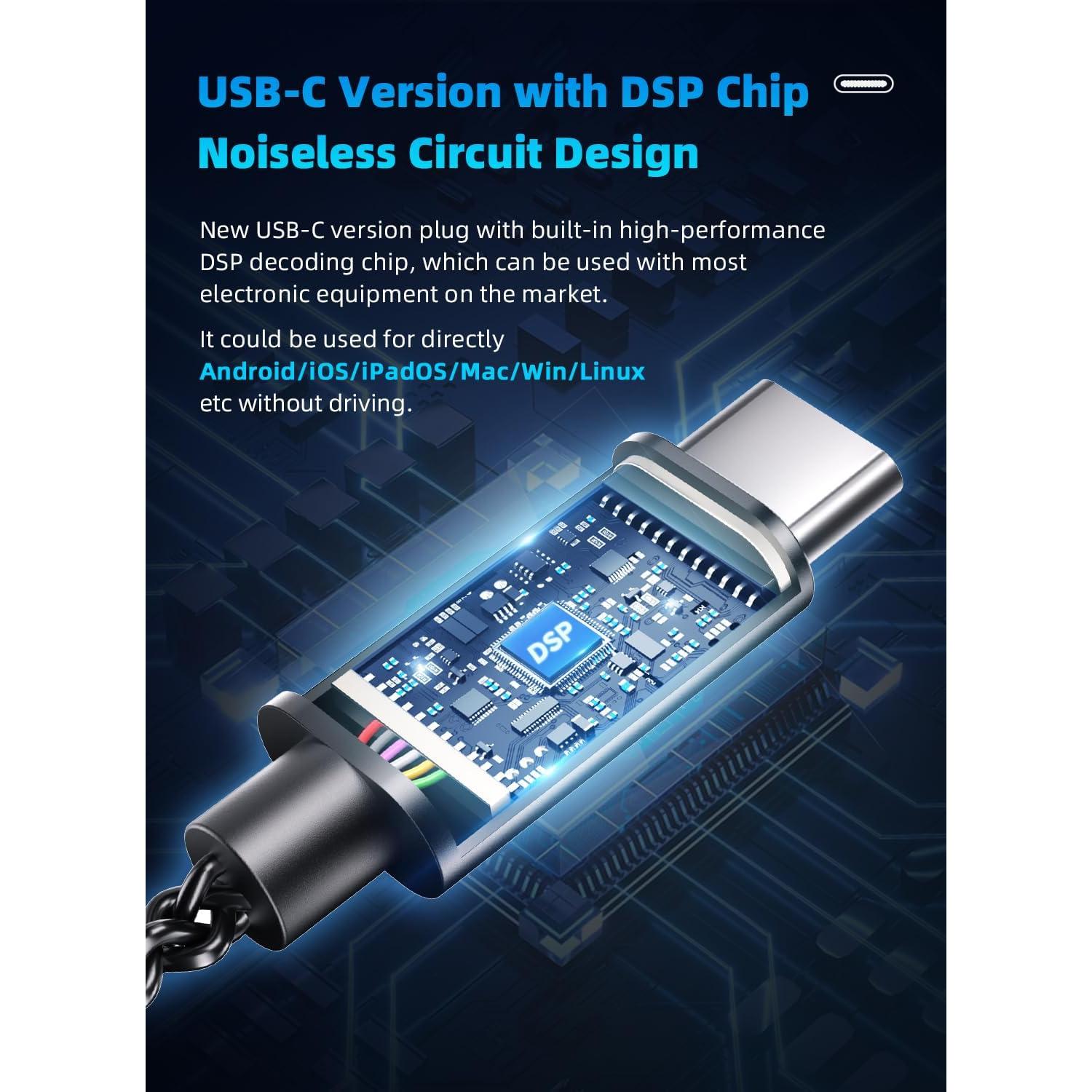 Auriculares CCZ Grano de Café USB C In Ear HiFi Negro