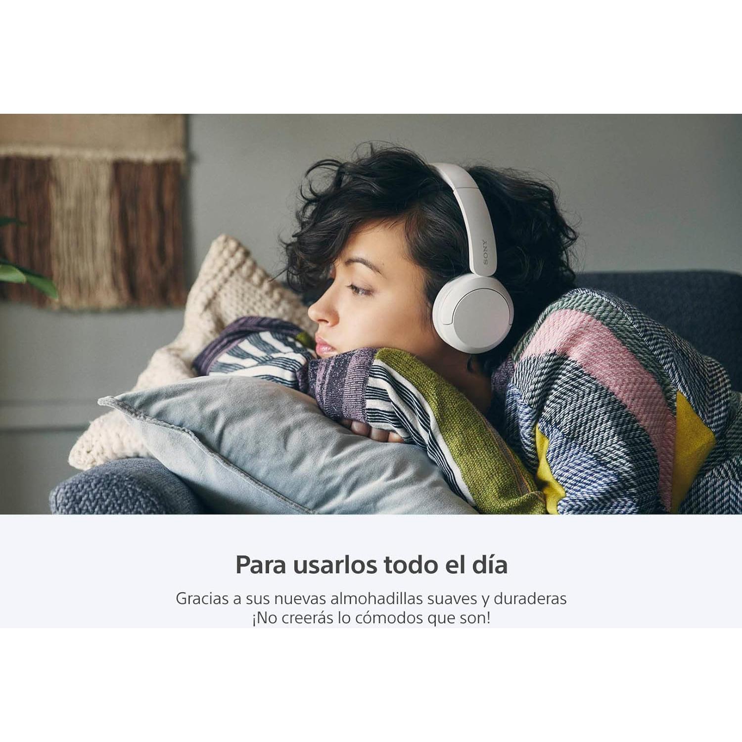 Auriculares Inalámbricos Sony WH-CH520 Bluetooth Azul 50h Batería