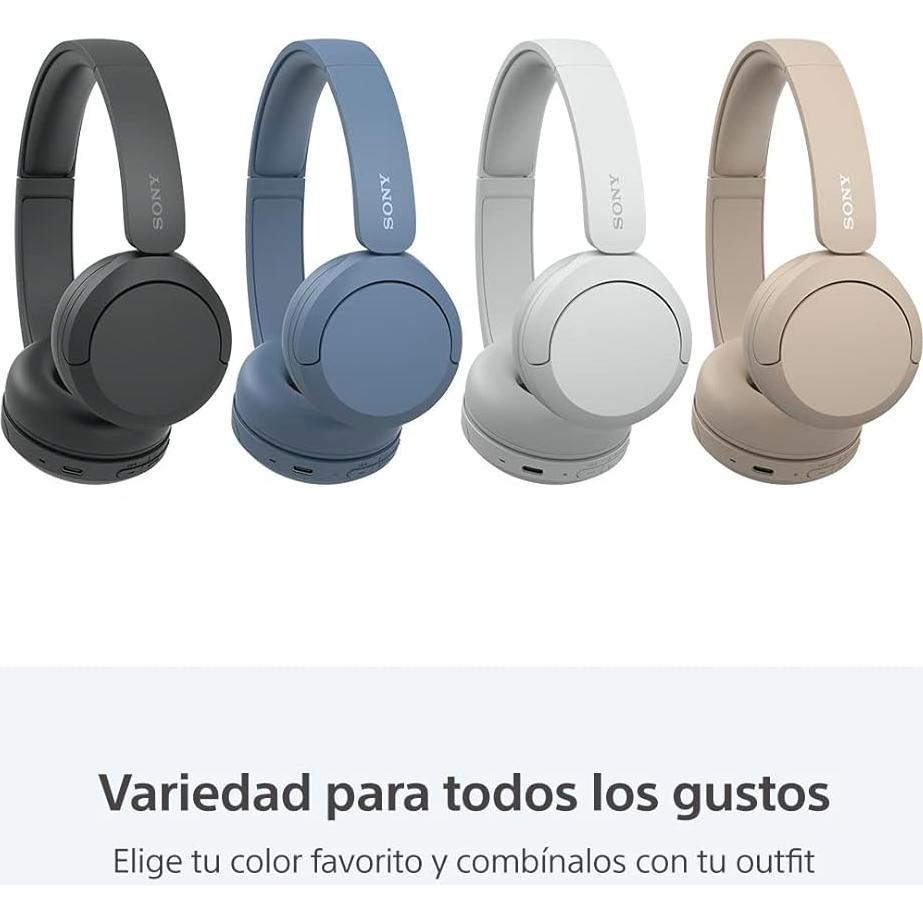 Auriculares Inalámbricos Sony WH-CH520 Bluetooth Azul 50h Batería