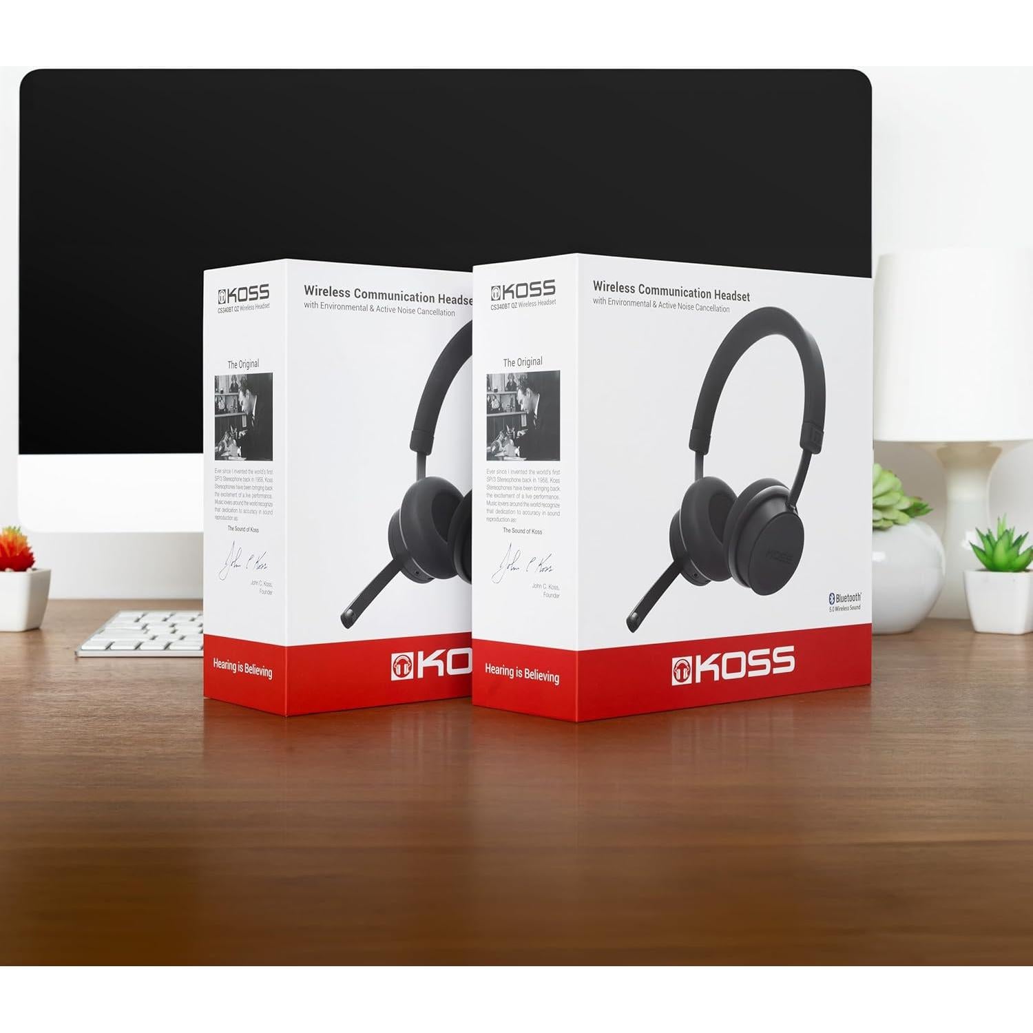 Auriculares Inalámbricos Koss CS340iBT QZ con ANC - Paquete de 2