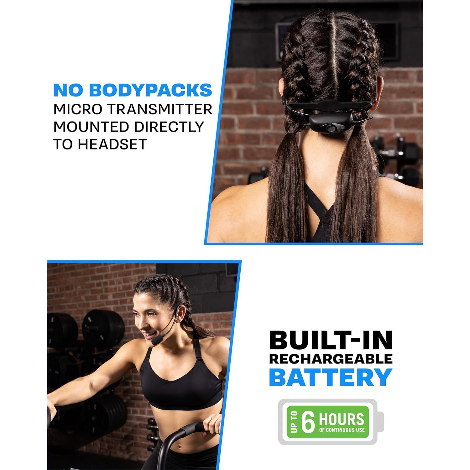 Sistema Inalámbrico Digital de Auriculares Fitness Samson AirLine XD USB