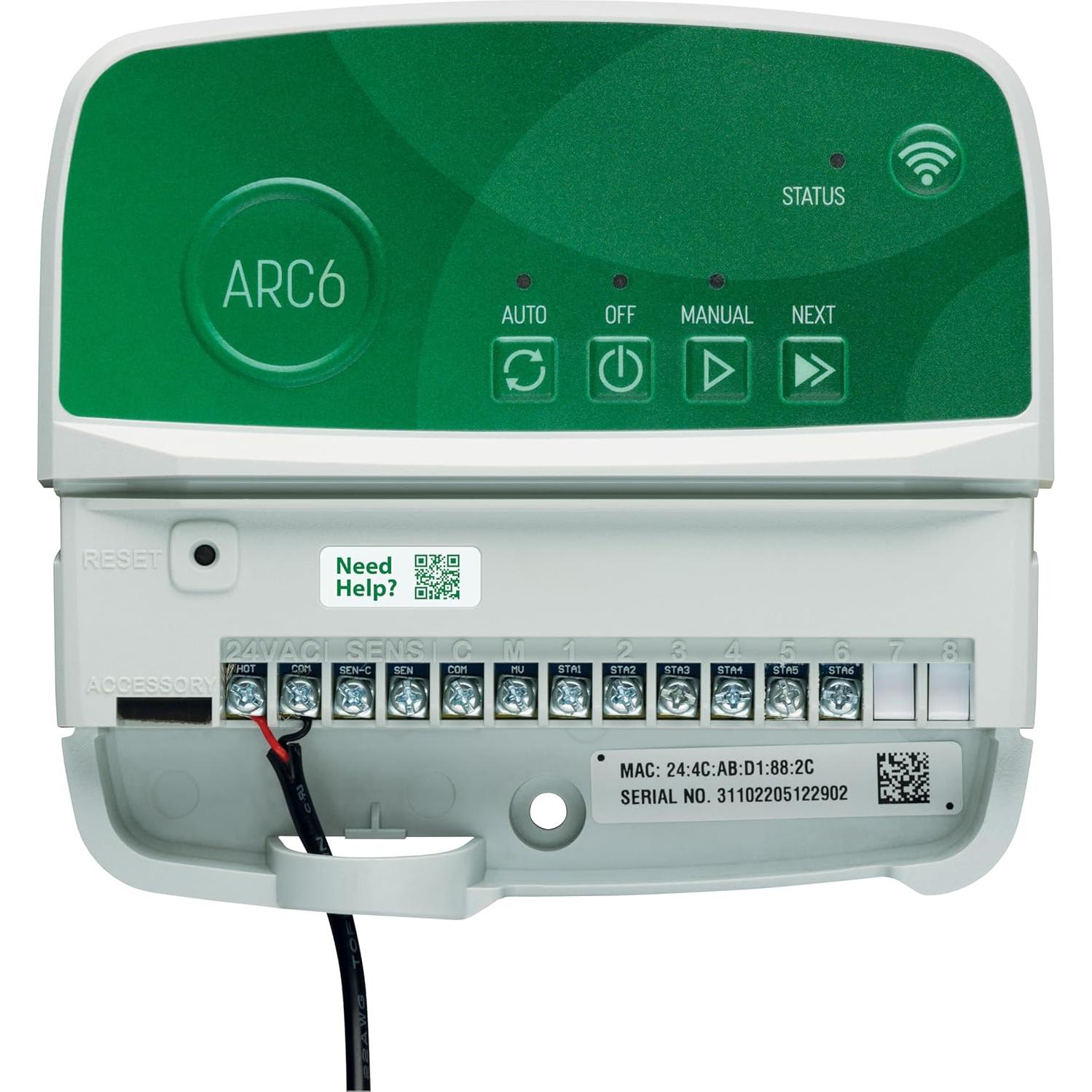 Controlador de Riego WiFi Rain Bird ARC6 6 Zonas Interior