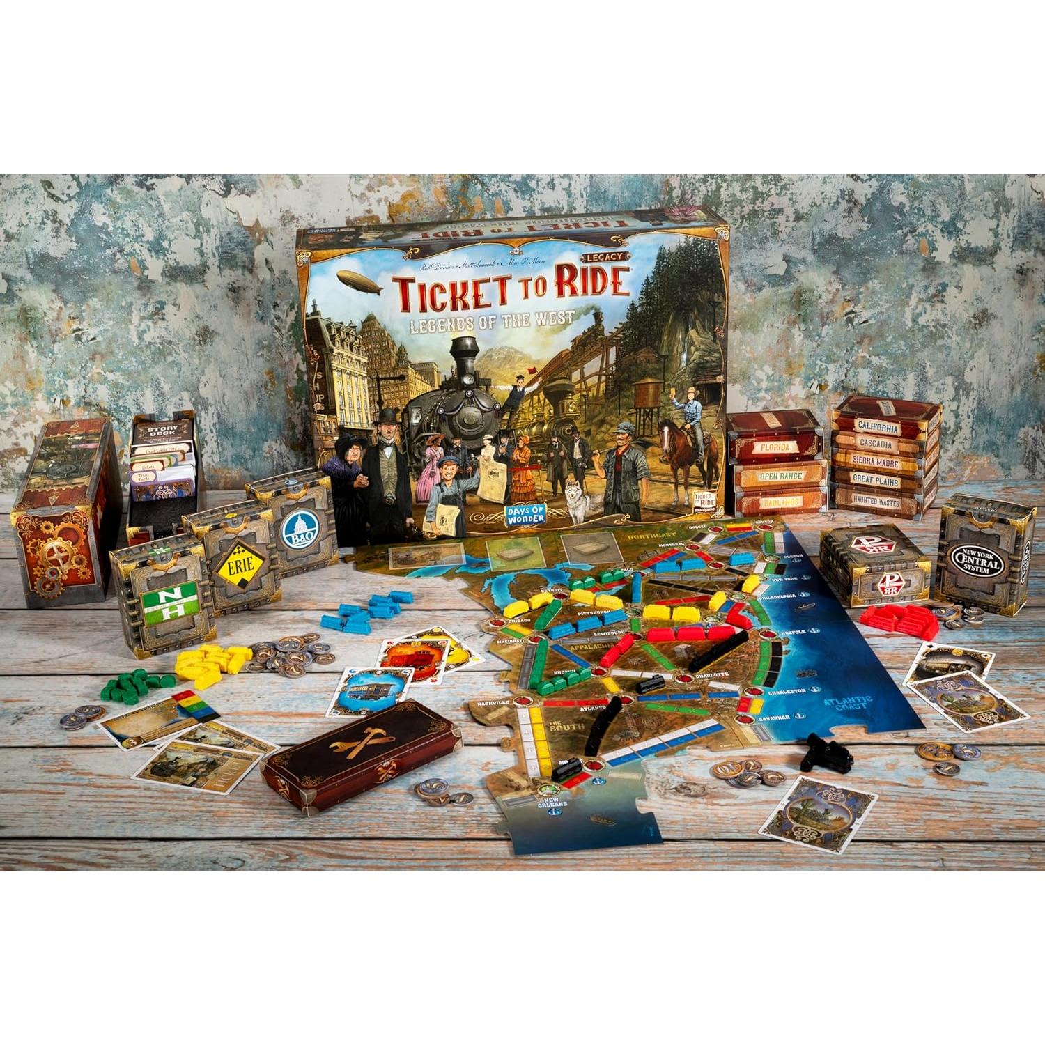 Ticket to Ride Legacy: Leyendas del Oeste - Juego de Mesa