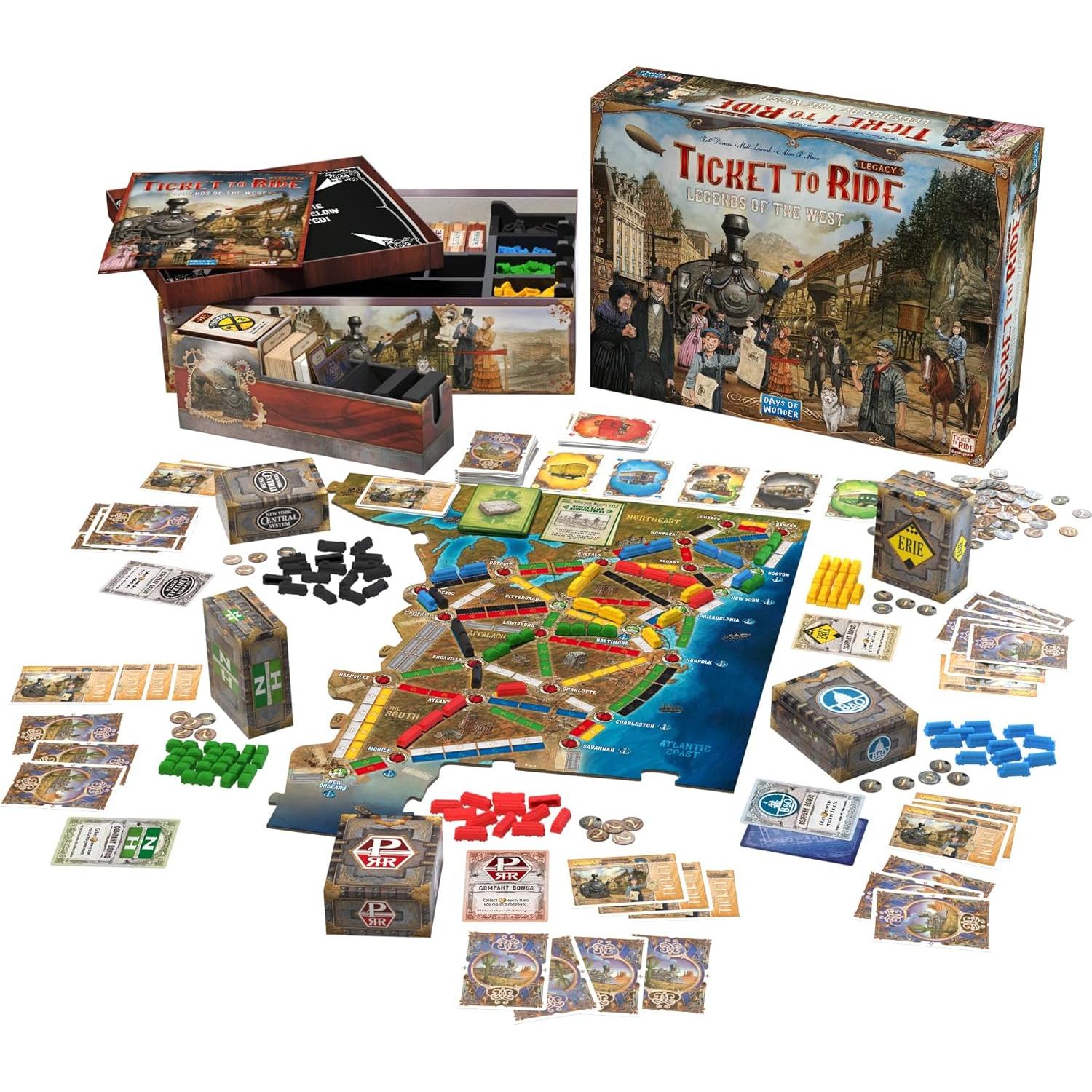 Ticket to Ride Legacy: Leyendas del Oeste - Juego de Mesa