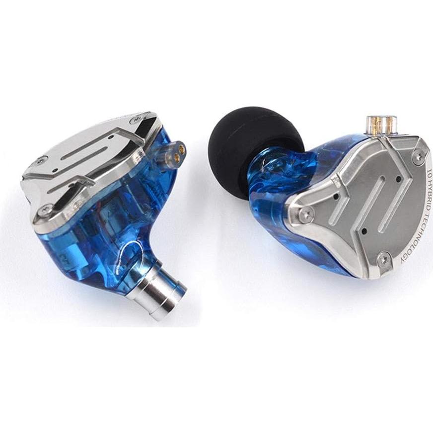 Auriculares In Ear KZ ZS10 Pro HiFi 4BA 1DD Azul Sin Micrófono