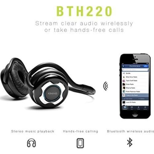 Auriculares Estéreo Bluetooth Kinivo BTH220 + Adaptador USB BTD-400