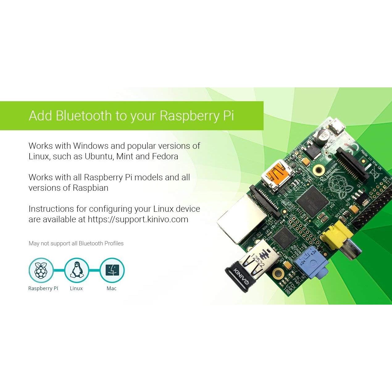 Auriculares Estéreo Bluetooth Kinivo BTH220 + Adaptador USB BTD-400