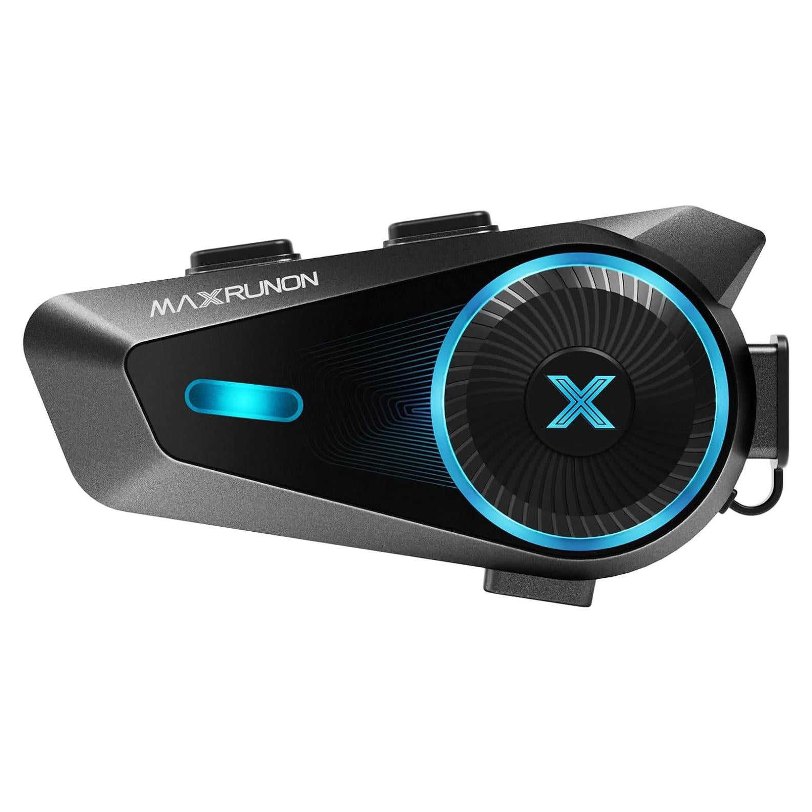 Auricular Bluetooth D10 MAXRUNON para Motocicleta con Control de Voz