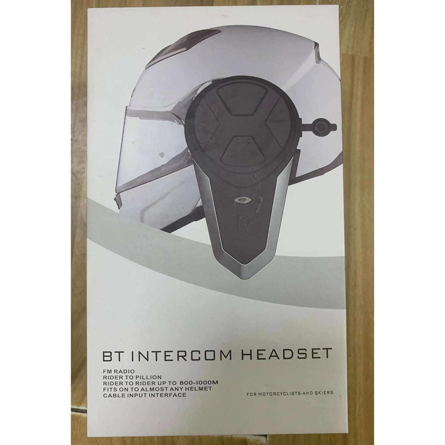 Intercomunicador Bluetooth QSPORTPEAK BT-S3 para Motocicleta